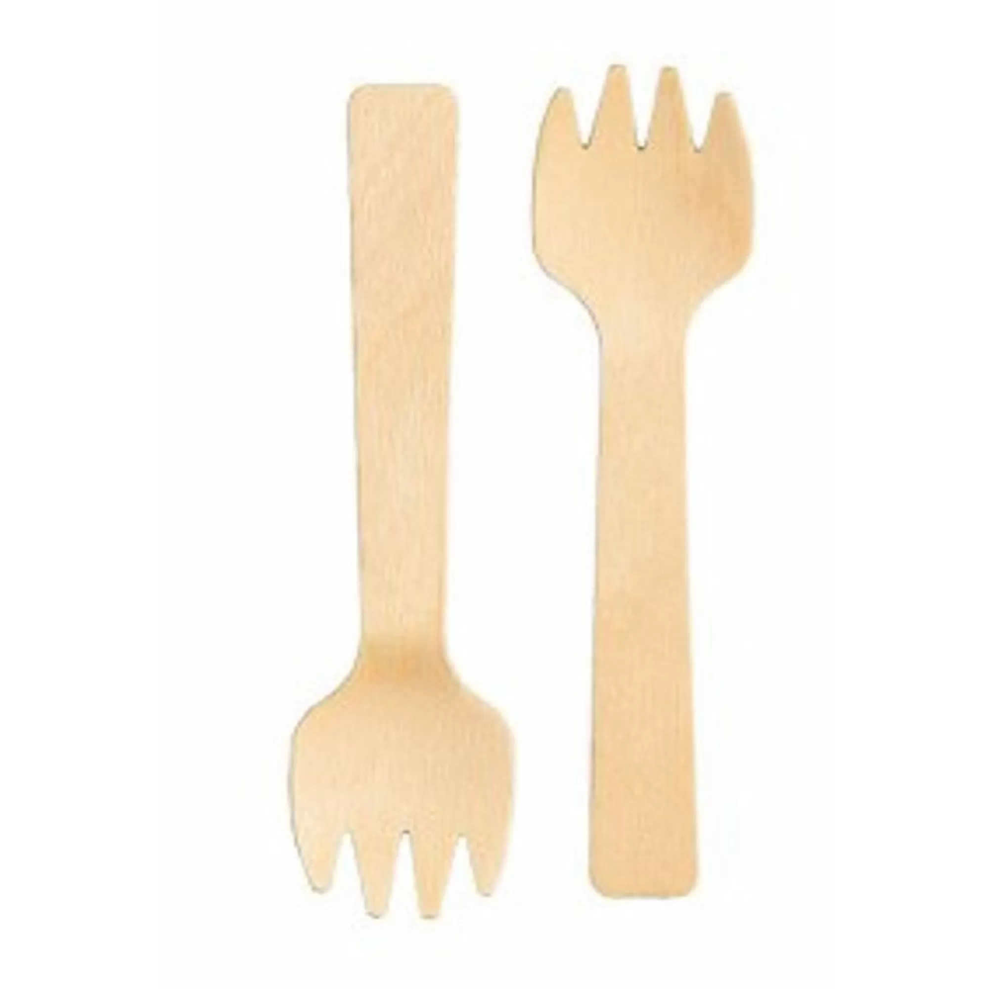 Shop Appetizer Sporks Hout 10,5Cm 100 Stuks Aperitief