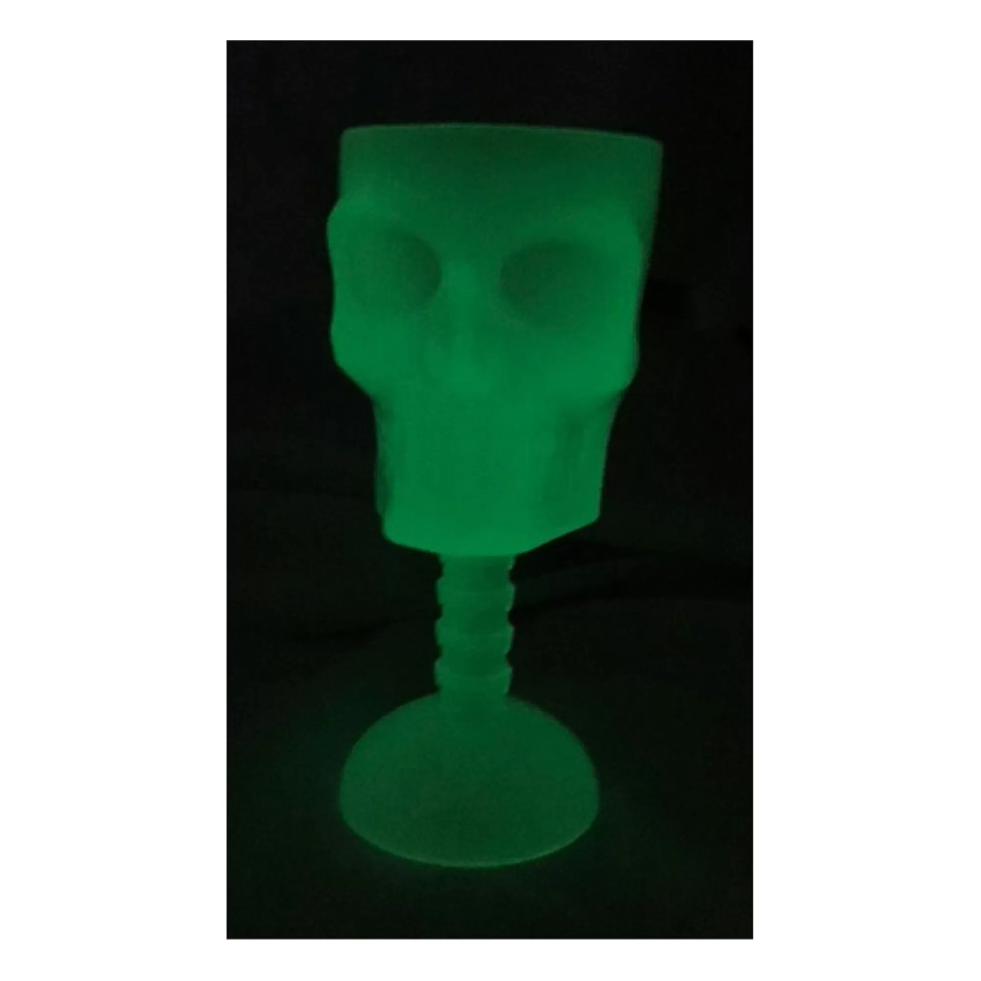 Online Beker Doodskop Glow In The Dark H 18Cm 8,5Cm Koude Dranken