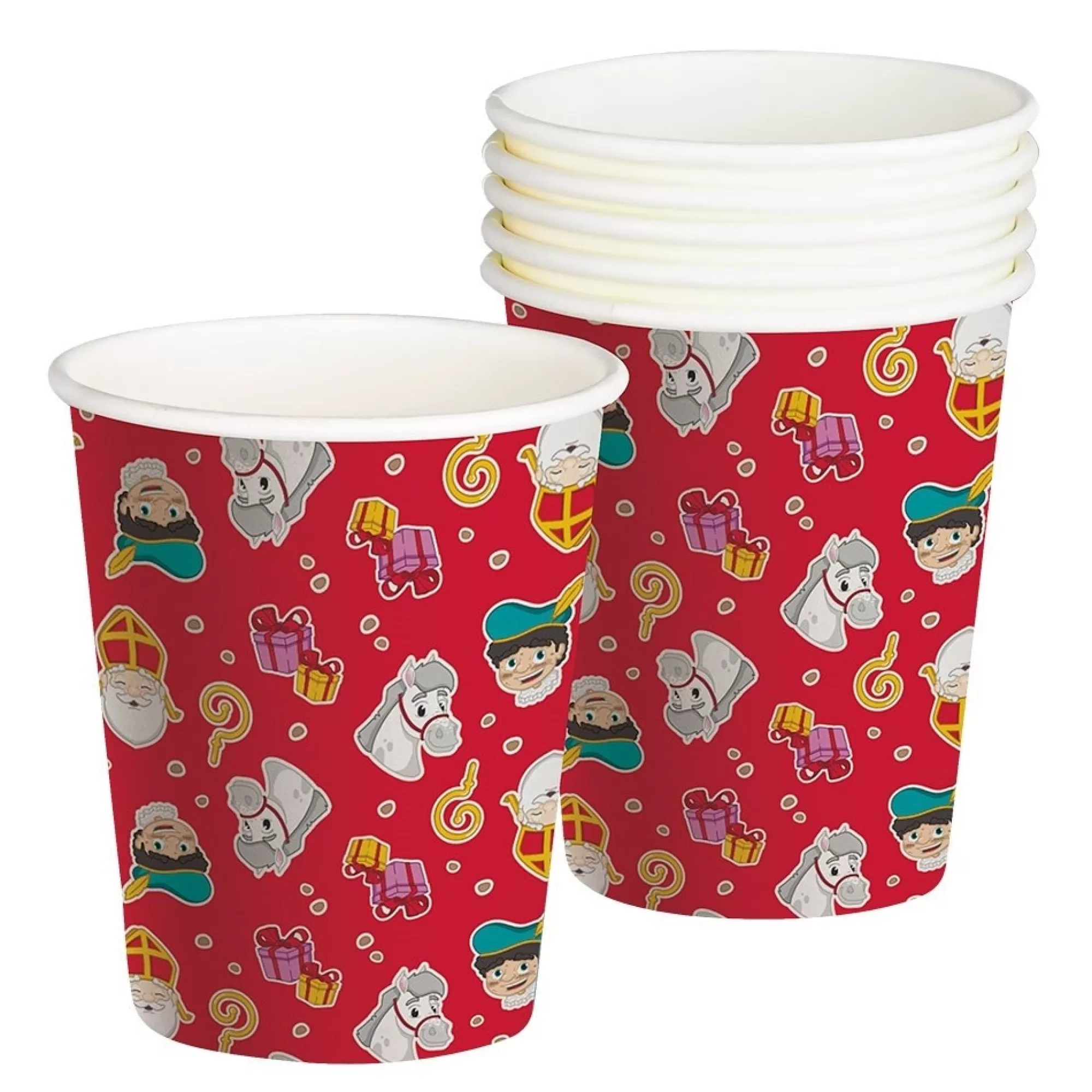 Hot Beker Papier Sinterklaas 21Cl 10 Stuks Koude Dranken