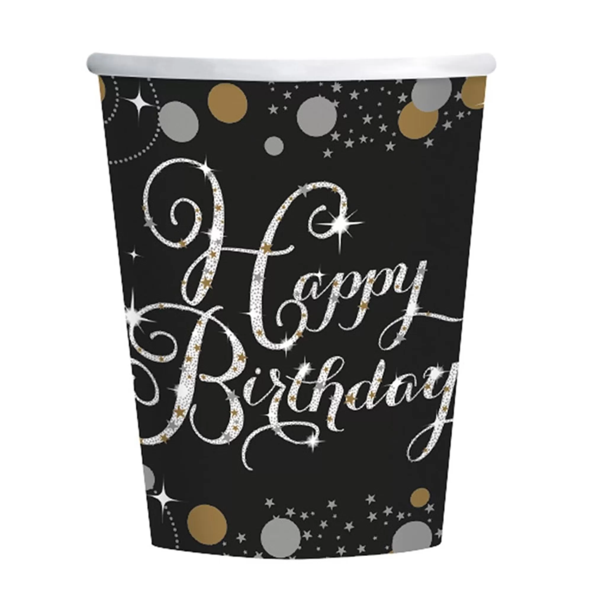 Fashion Bekers Sparkling Celebrations "Happy Birthday" 266Ml 8 Stuks Koude Dranken