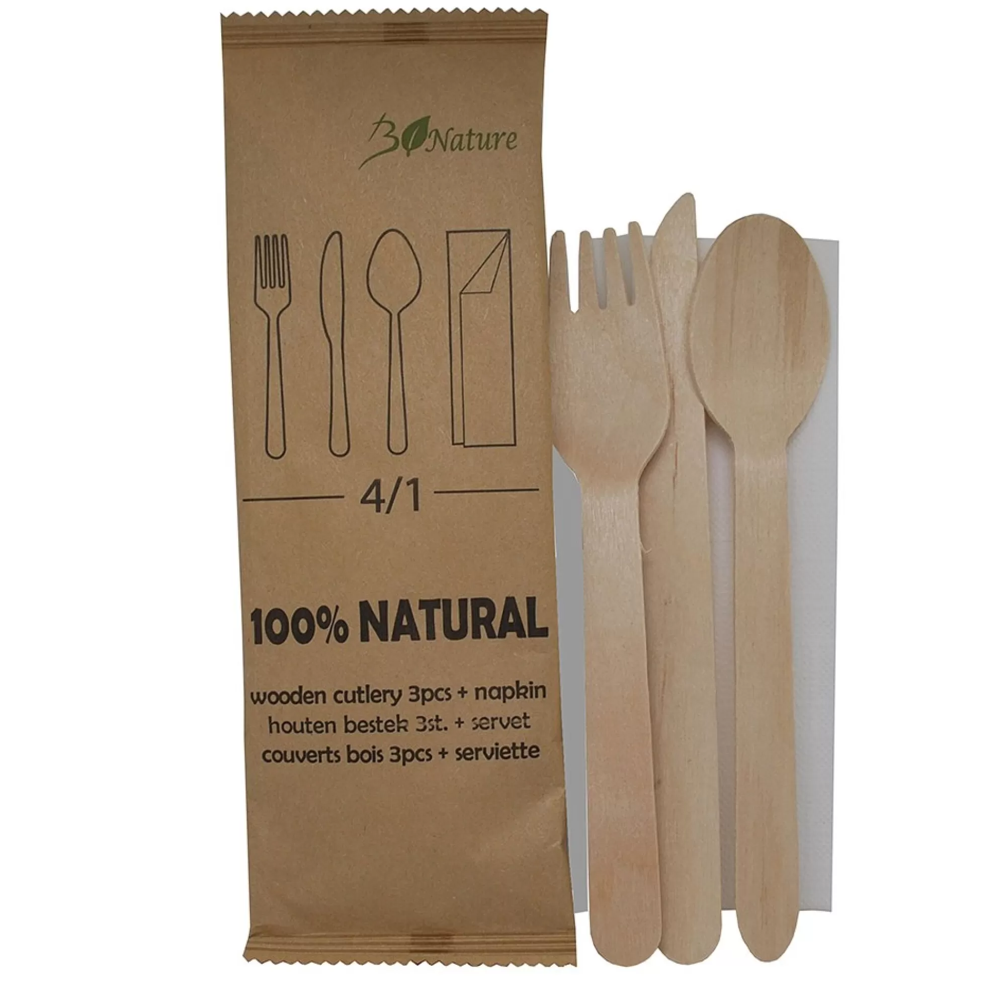 Cheap Bestekset Hout Fsc 25 Stuks Bestek