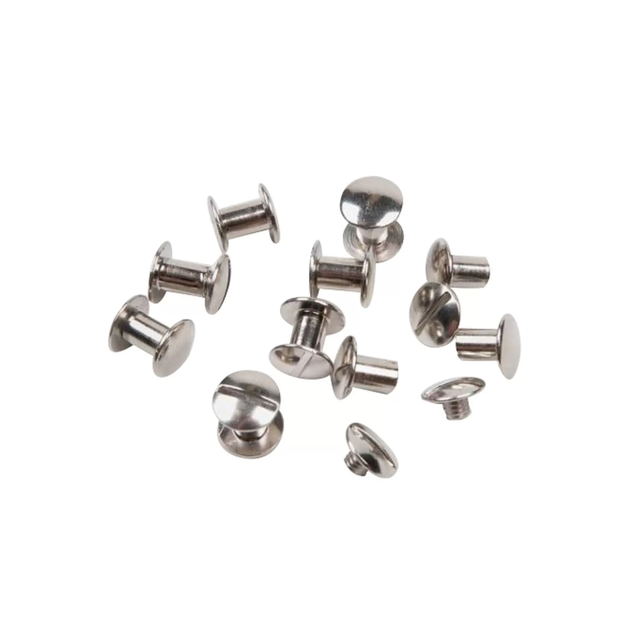 Sale Boekschroef 10Mm Zilver Voor Menukaart Met Schroefstysteem 10 Stuks Menukaarten & Houders
