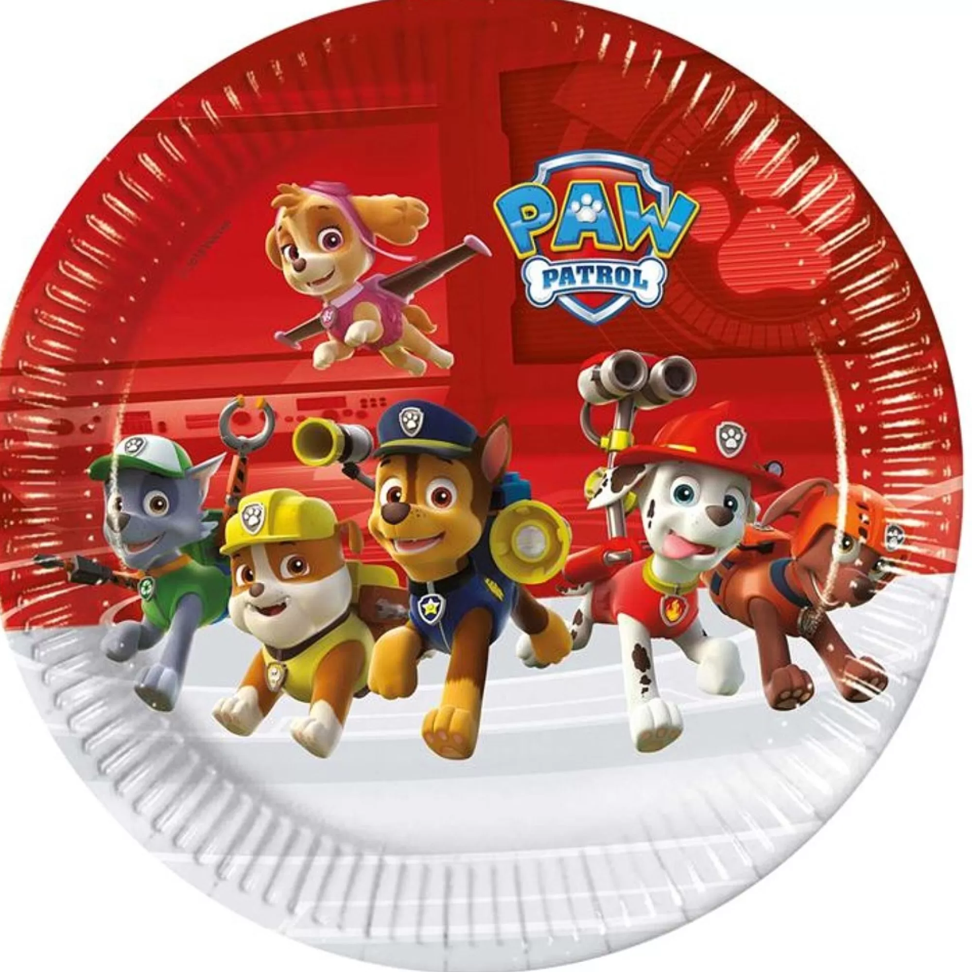 Outlet Borden Paw Patrol 23Cm Karton 8 Stuks Borden