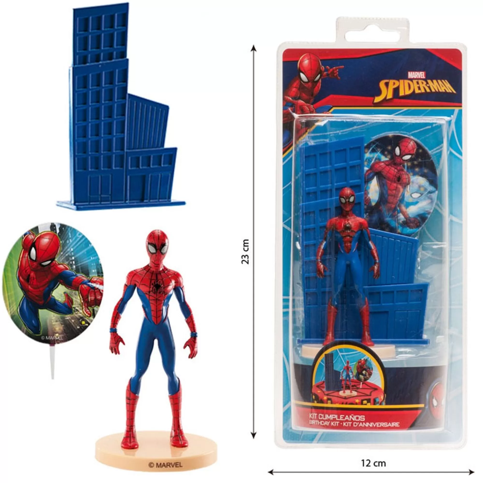 Hot Cake Topper Spider-Man Pvc Desserts