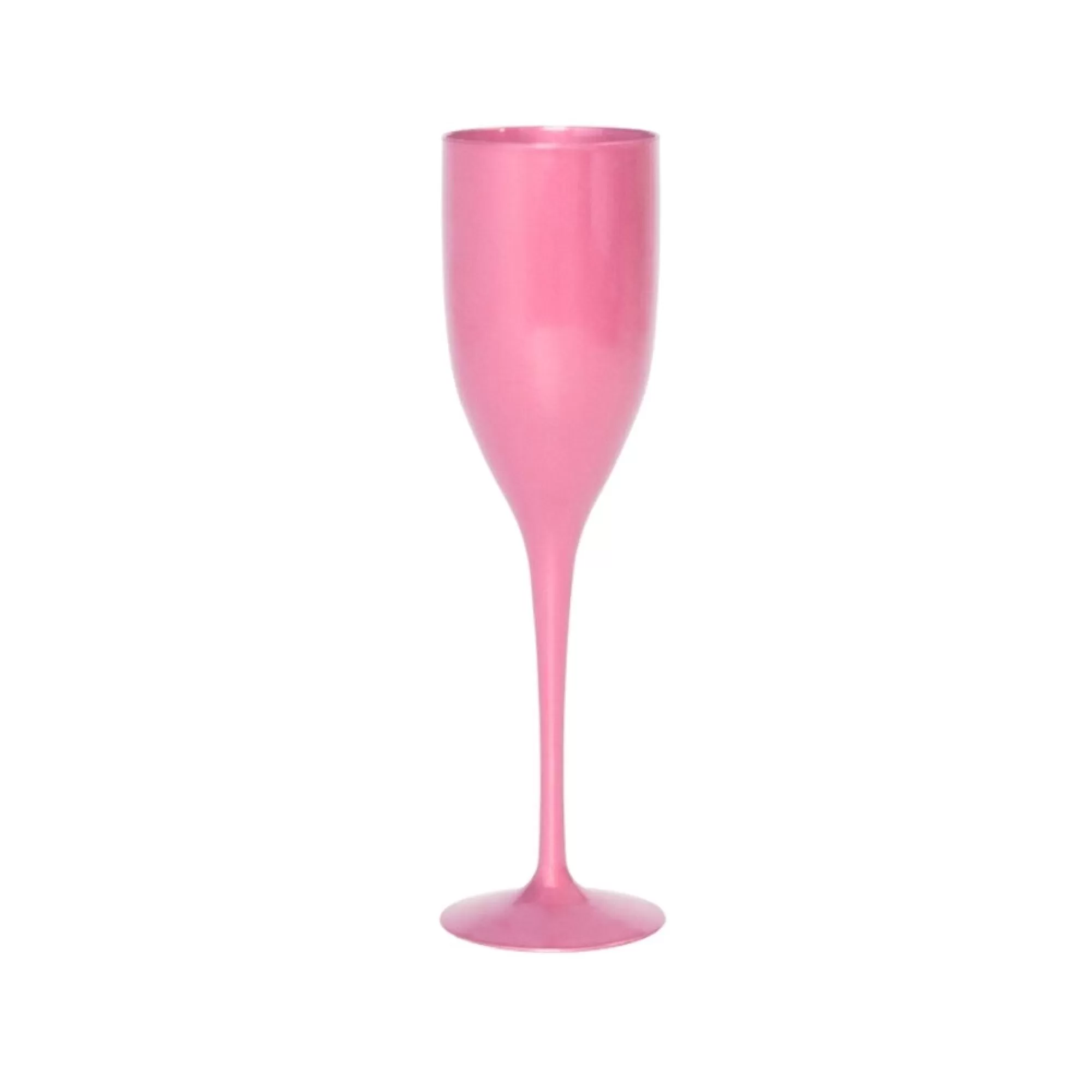 Fashion Champagneglas Herbruikbaar Roze Pp 150Ml 4 Stuks Glazen