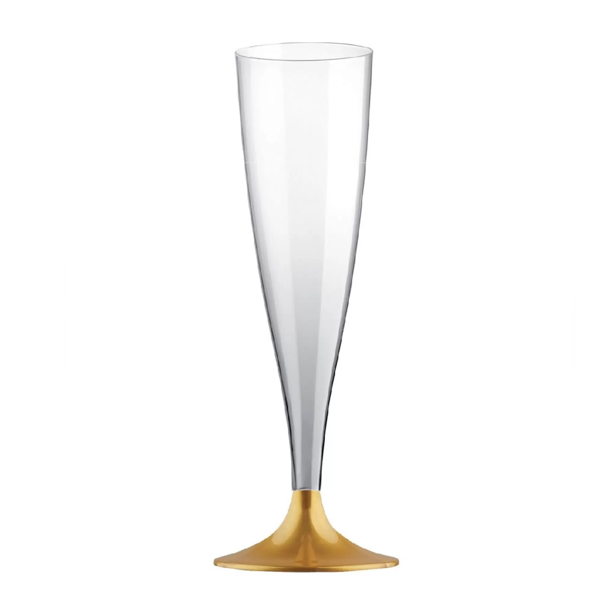 Store Champagneglas Transparant/Goud Onbreekbaar 138Ml Pp+Mineral 6Stuks Glazen