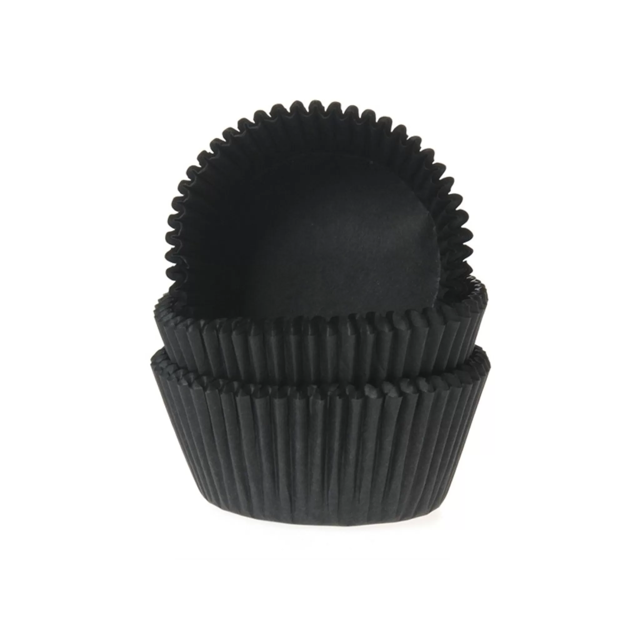 Outlet Cupcakevormpjes Zwart H 3Cm 5Cm 50 Stuks Desserts