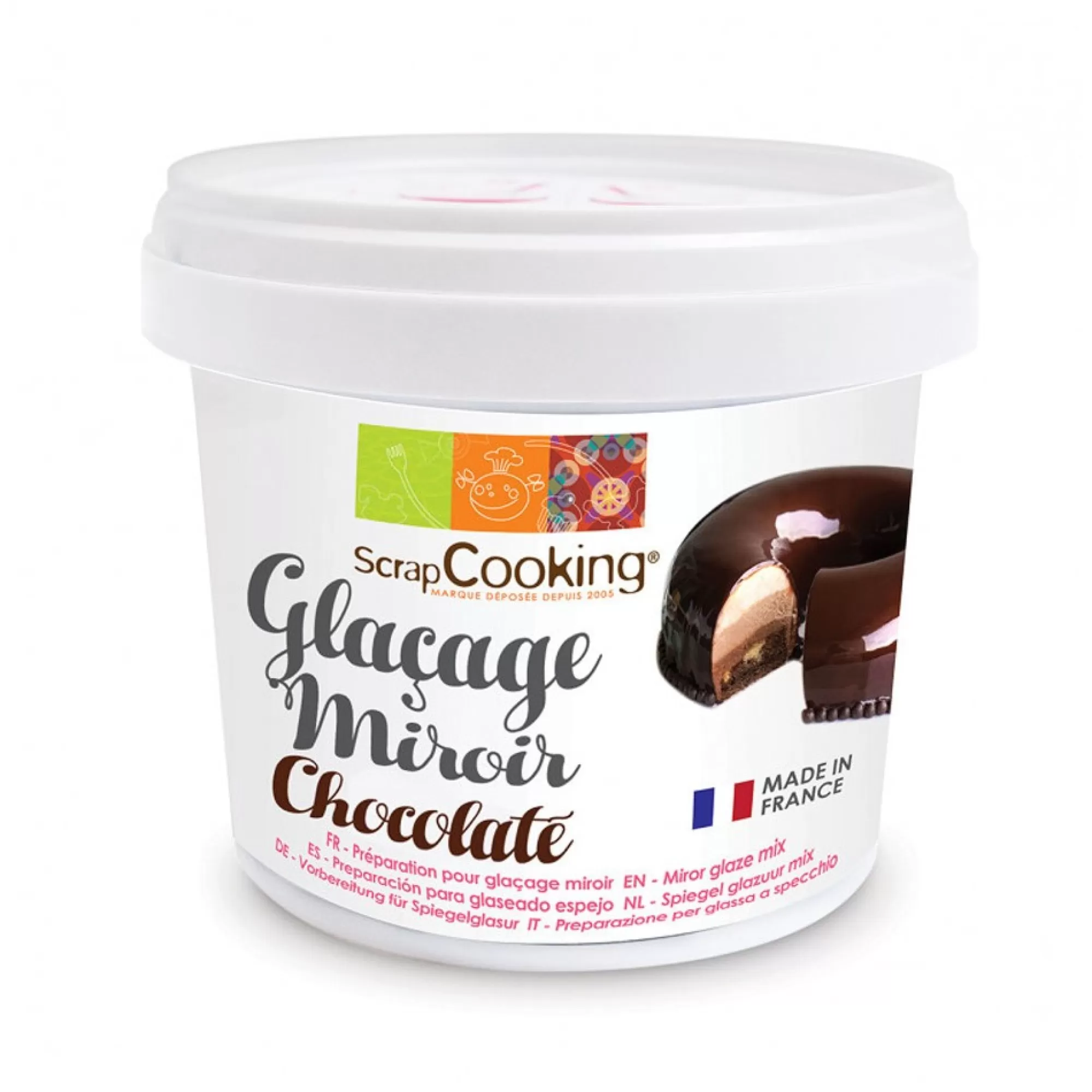 New Deco Suikerglazuur Spiegel Choco 220G Desserts