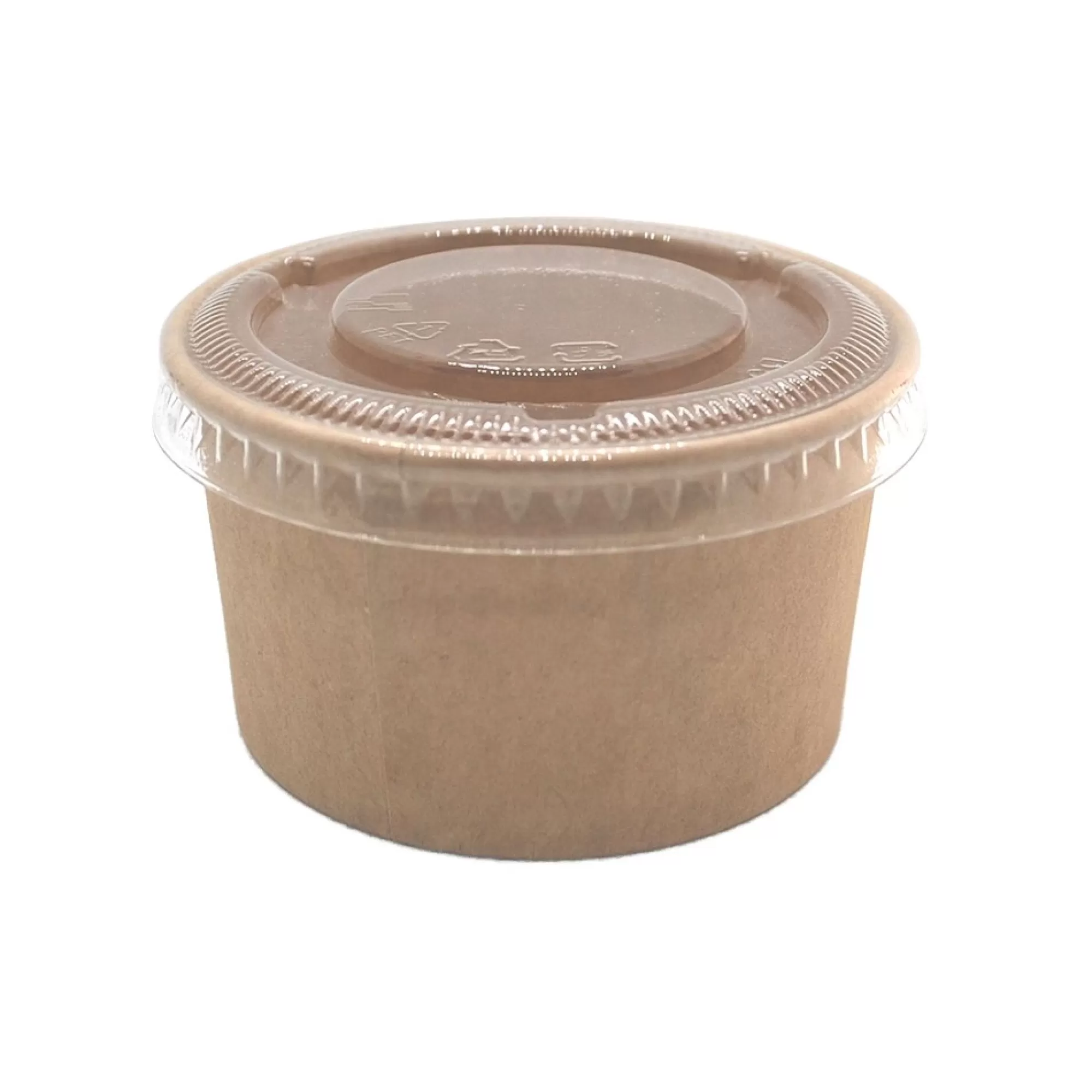 Fashion Deksel Pet Voor Sauscup 50Ml Transparant Rond 50 Stuks Bewaardozen