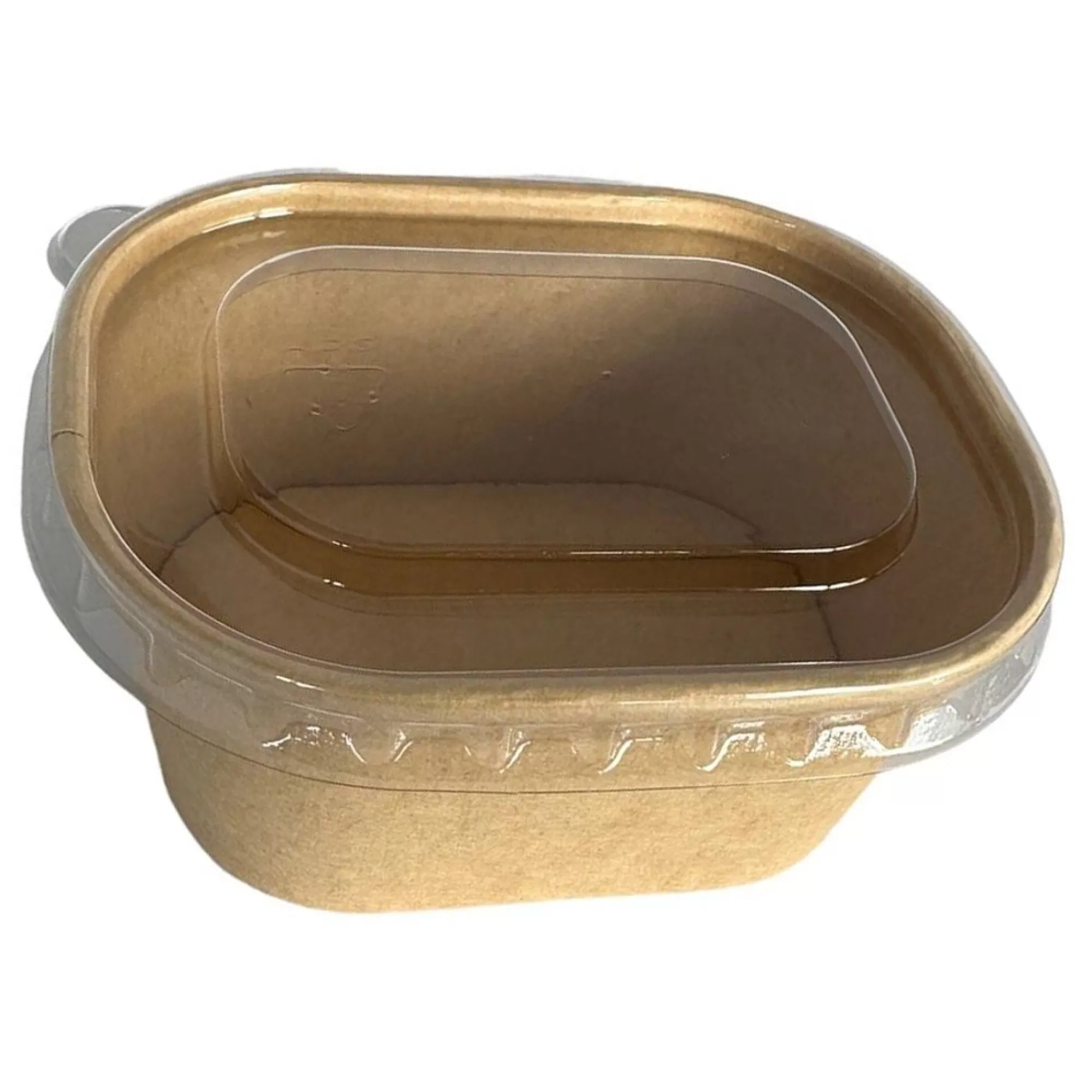 Sale Deksel Pp Voor Bak Kraft 17X13,2X1Cm Transparant 25 Stuks Take-Away