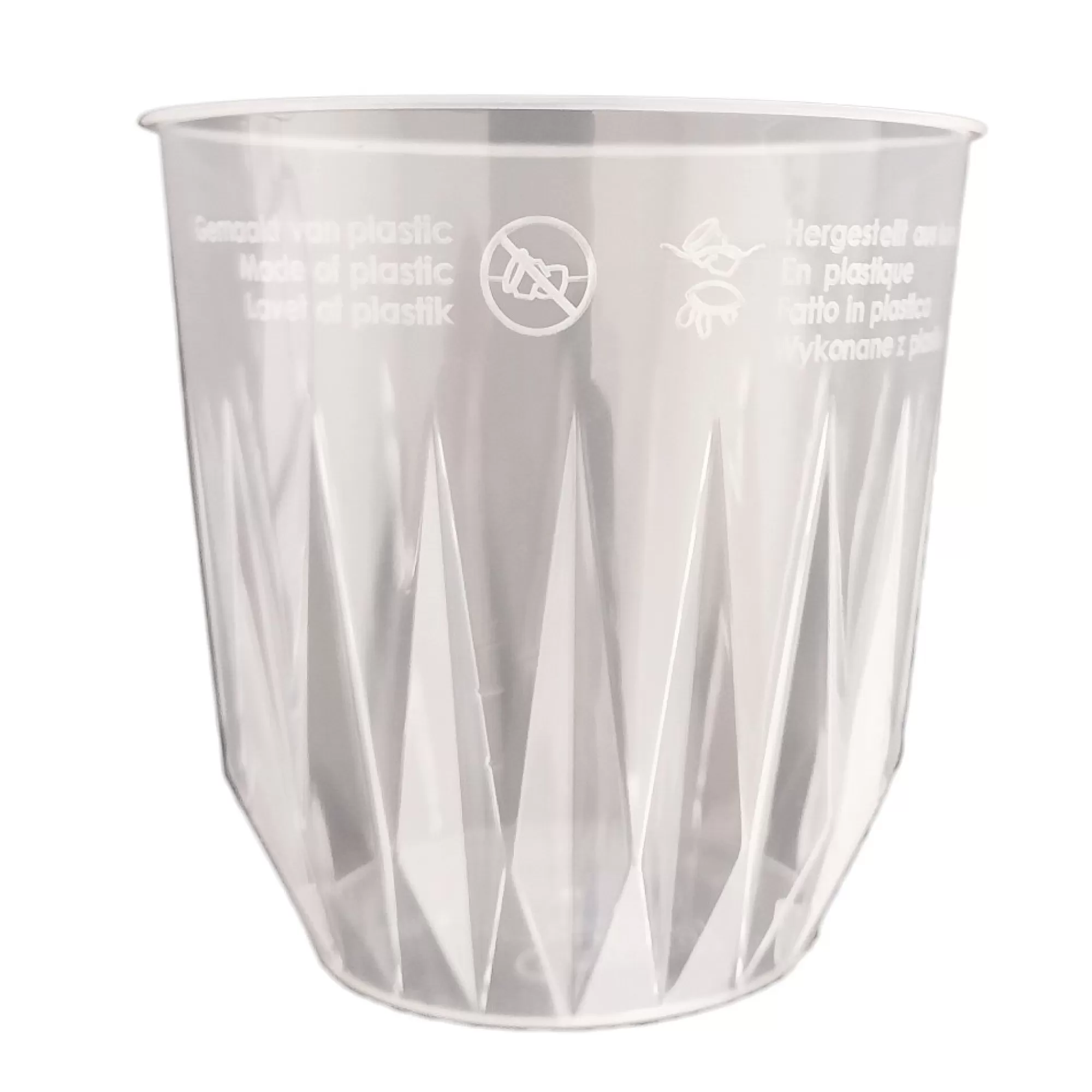 Outlet Diamantglas Herbruikbaar 220Ml Pp 25 Stuks Glazen