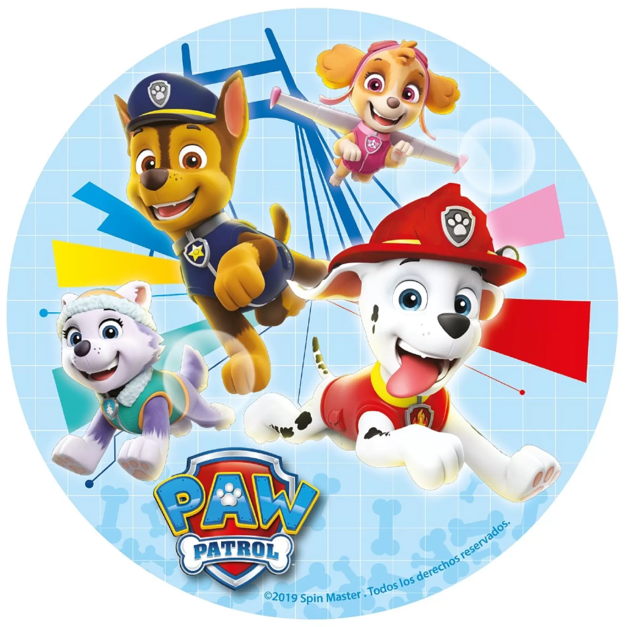 Cheap Eetbaar Label Paw Patrol 16Cm Suikervrij Desserts