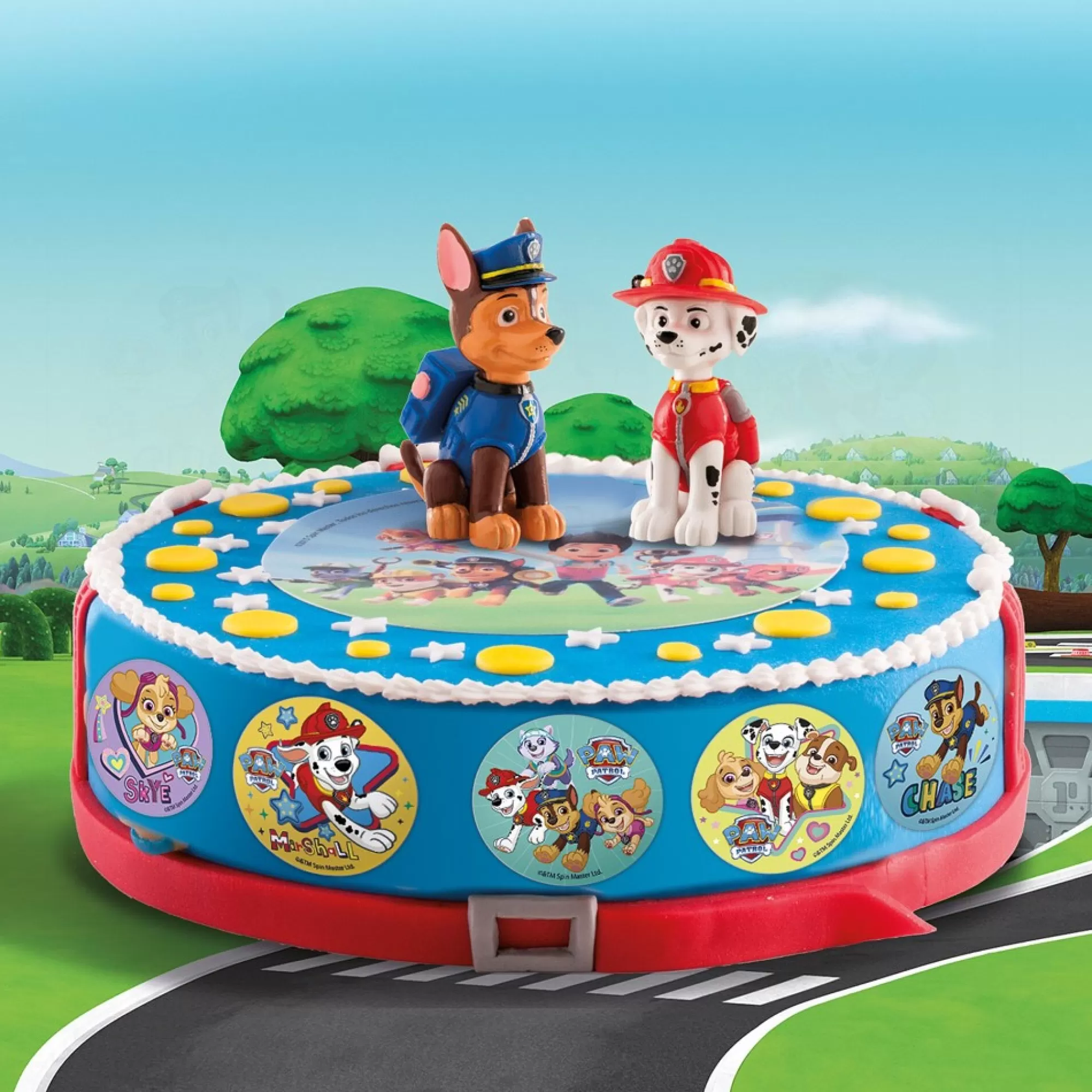 Discount Eetbaar Label Paw Patrol Mini 5,8Cm Suikervrij 6 Stuks Desserts