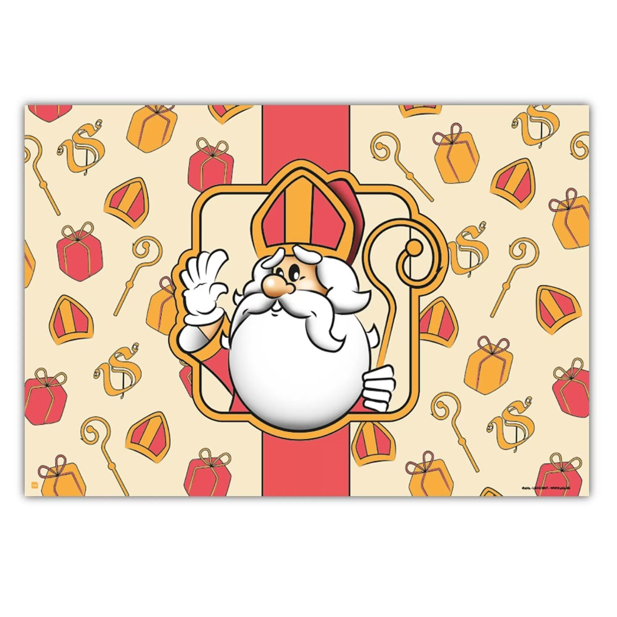 Clearance Placemat Lieve Sint 30X43Cm 60G/M 50 Stuks Placemats