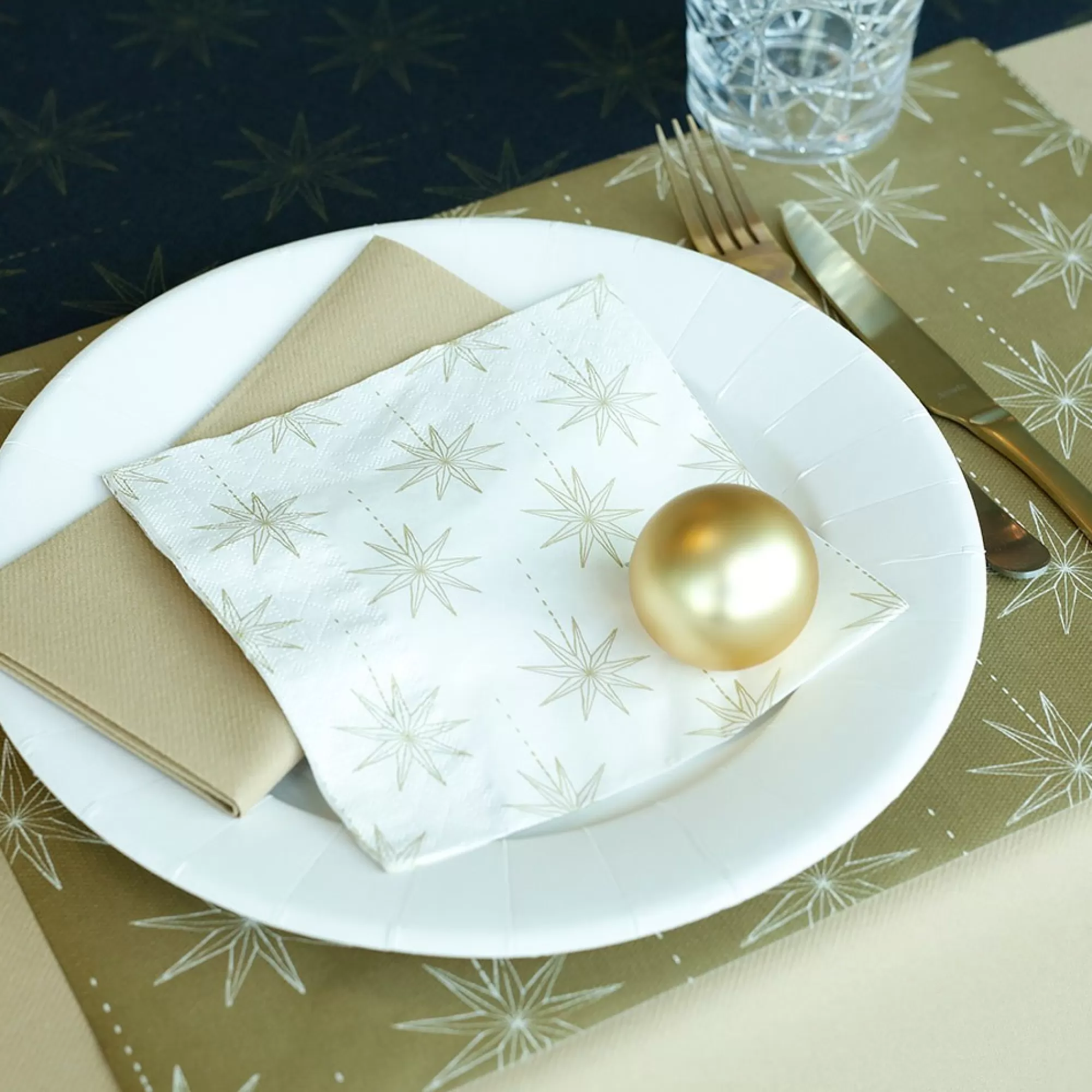 New Placemat Stars 30X43Cm 60G/M 50 Stuks Placemats