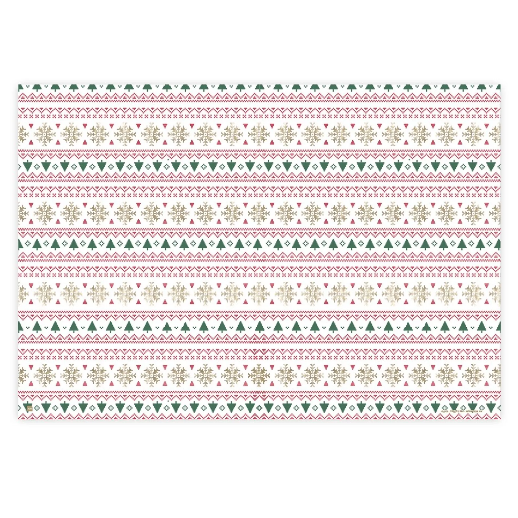 Clearance Placemat Xmas Time 30X43Cm 60G/M 50 Stuks Placemats