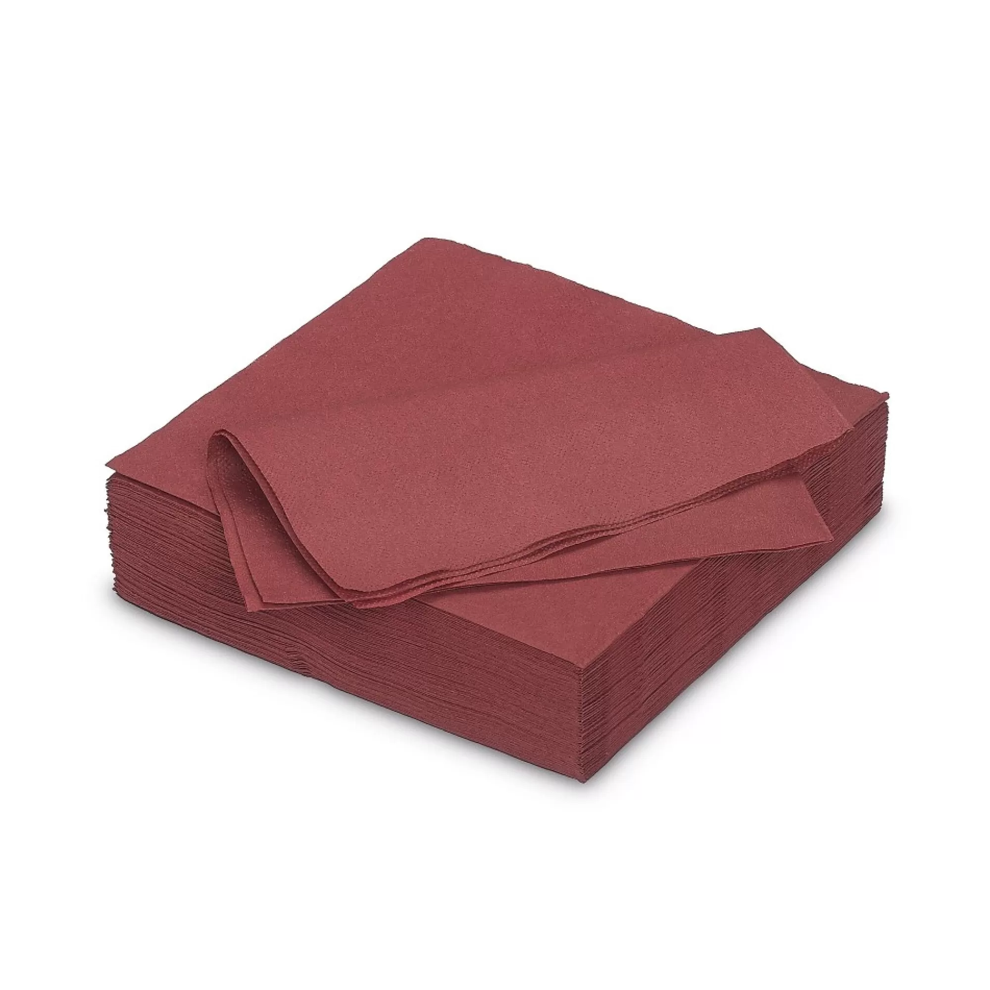 Hot Servetten Bordeaux 25X25Cm 2-Laags 50 Stuks Servetten