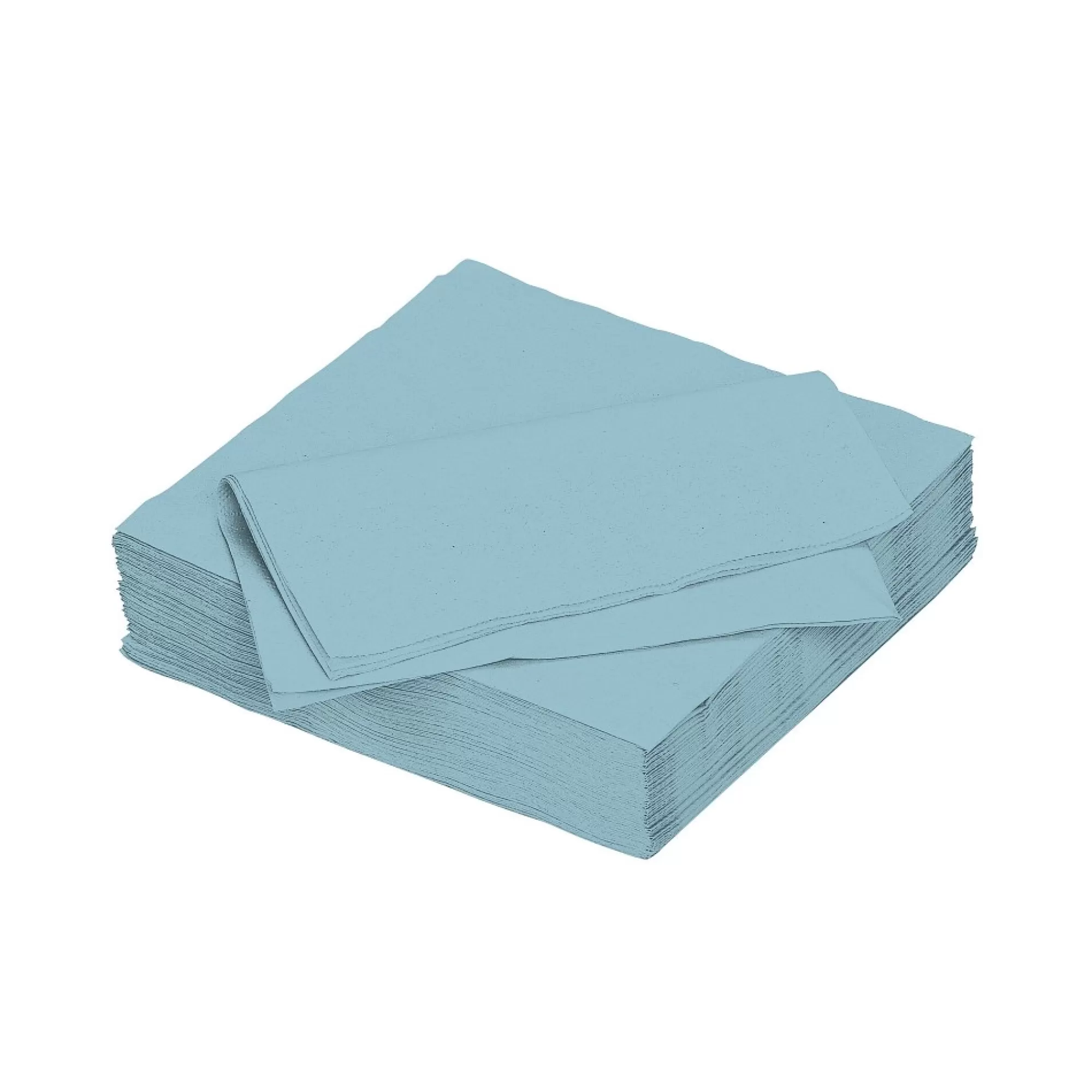 Hot Servetten Light Blue 25X25Cm 2-Laags 50 Stuks Servetten