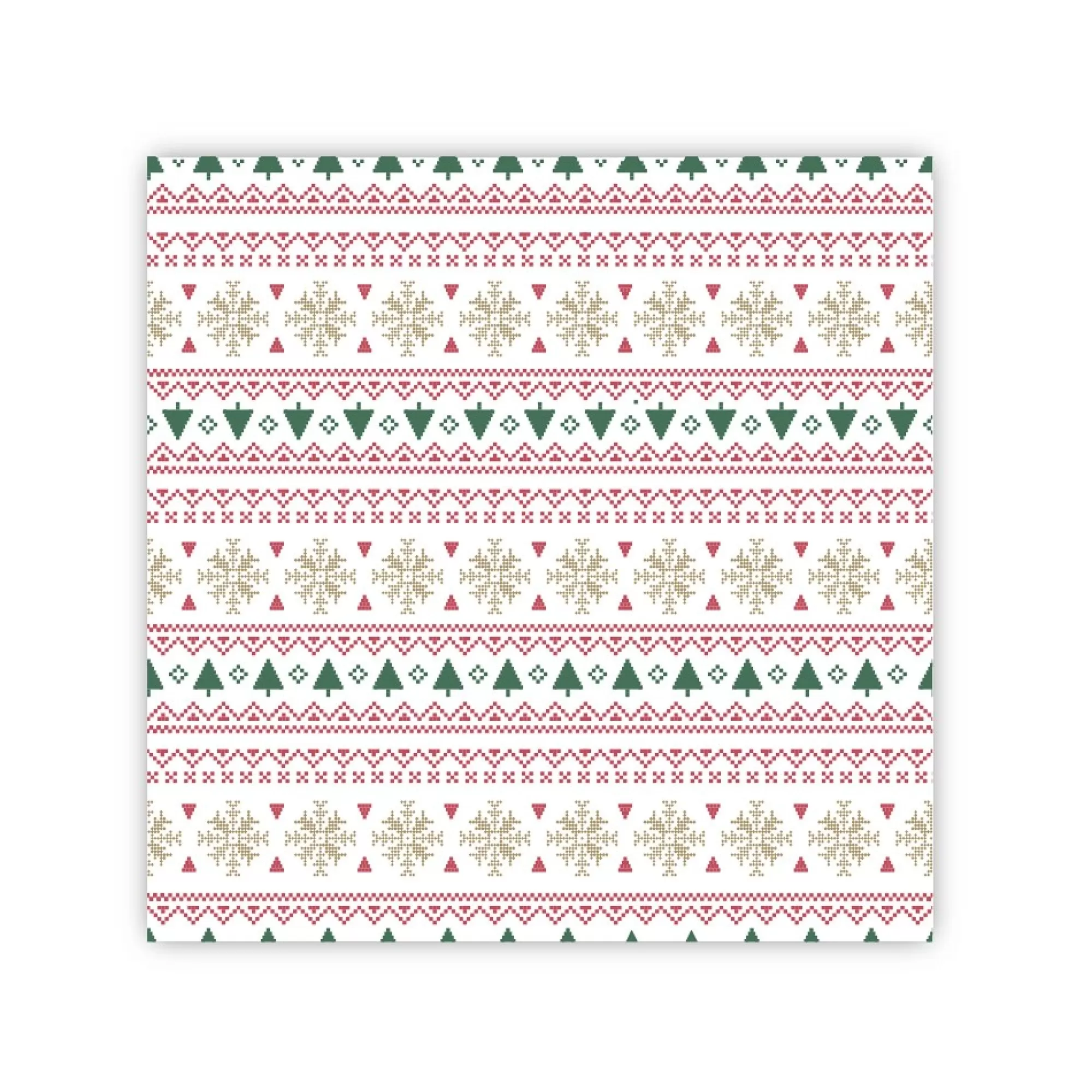 Sale Servetten Xmas Time 33X33Cm 3-Laags 20 Stuks Servetten