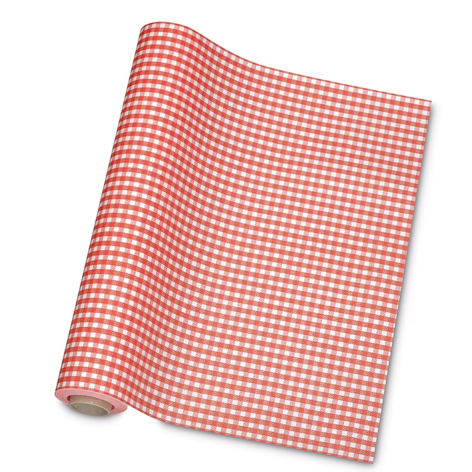 Fashion Tafelloper Vichy Dark Red 40Cm X 6M Tafellopers