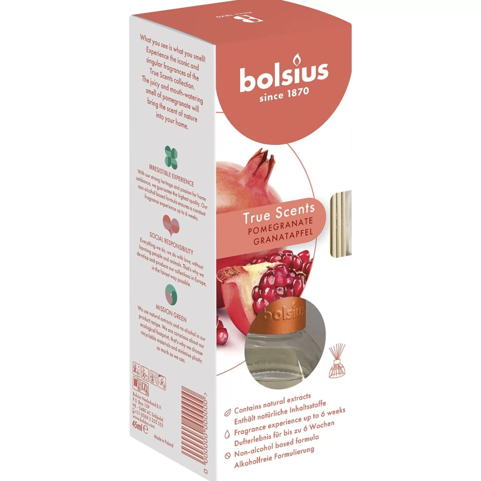 Sale Geurstokjes Pomegranate H 17Cm 6Cm 45Ml 18 Stokjes Geurkaarsen & Diffusers