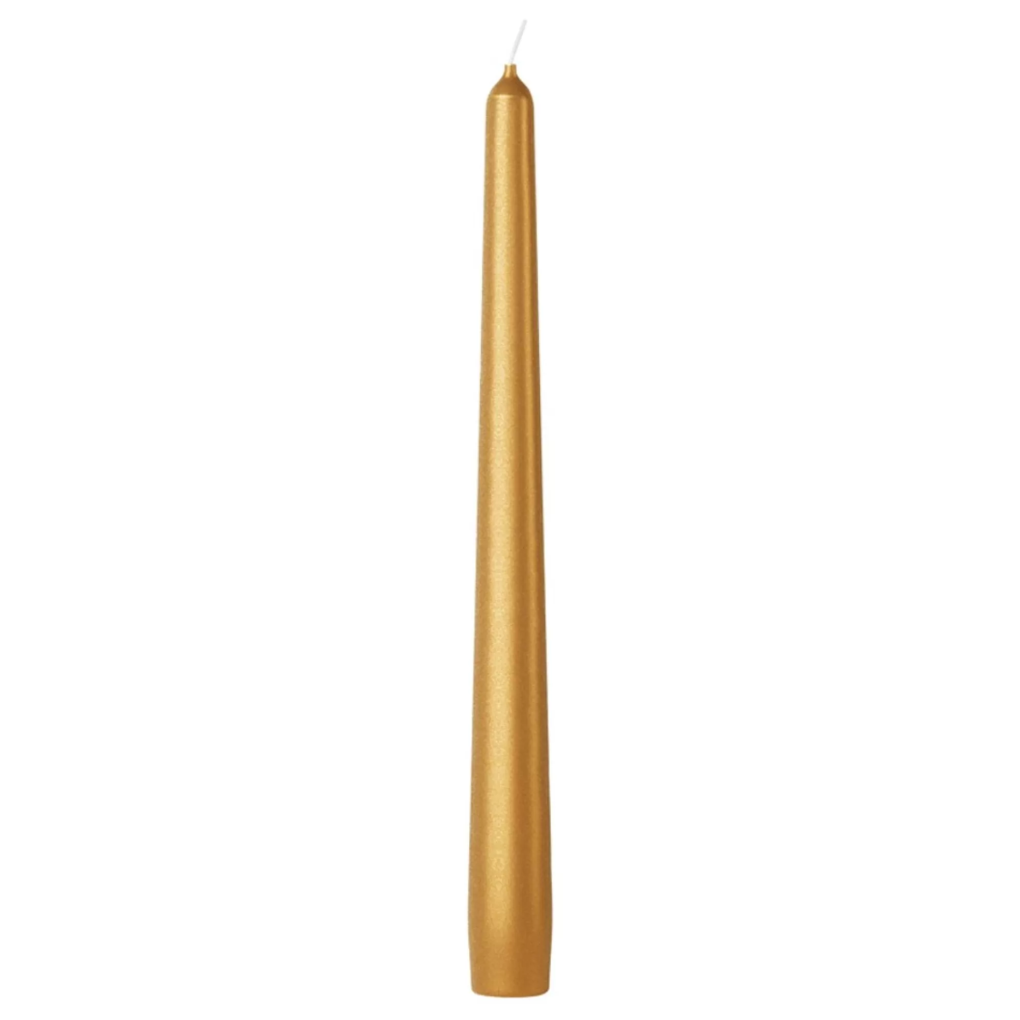 Best Gotische Kaars Metallic Golden Orange H 24,5Cm 2,4Cm 4 Stuks Kaarsen & Houders