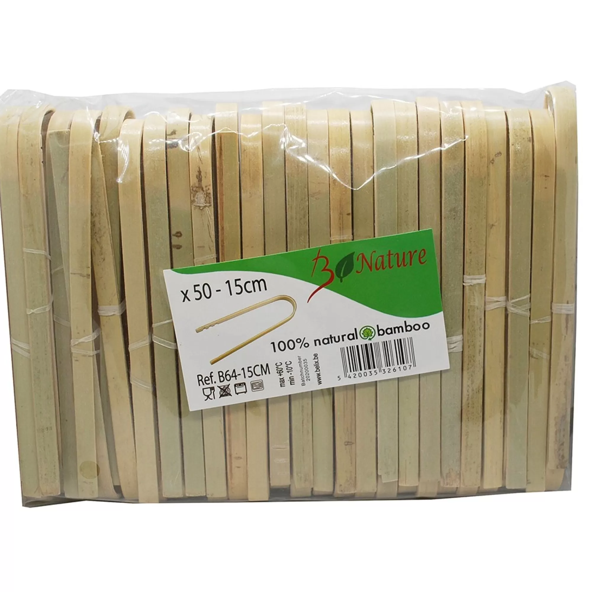 Fashion Grijptang Hout 15Cm 50 Stuks Allerlei