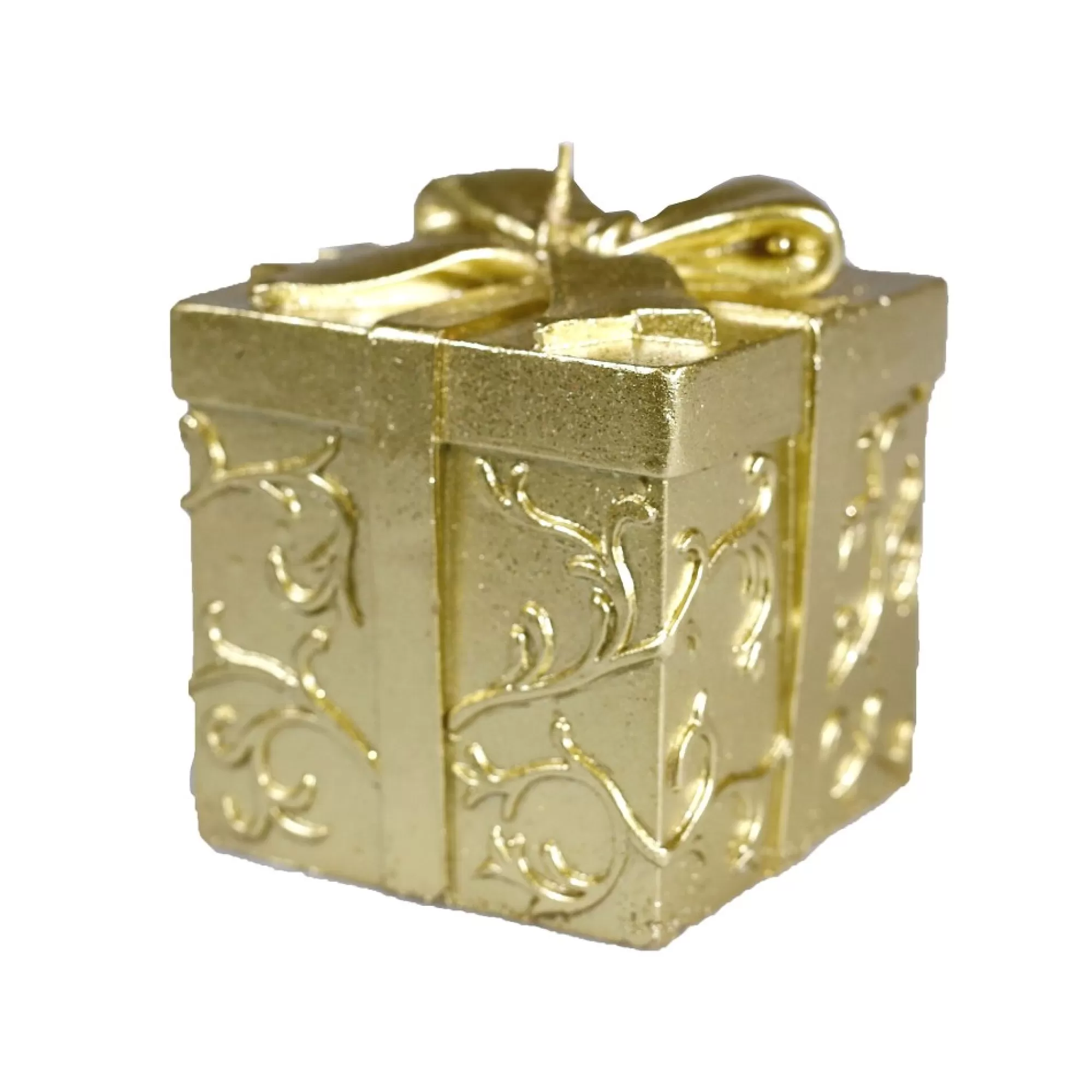 Discount Kaars Cadeau Rood 8X8X8,5Cm Kaarsen & Houders