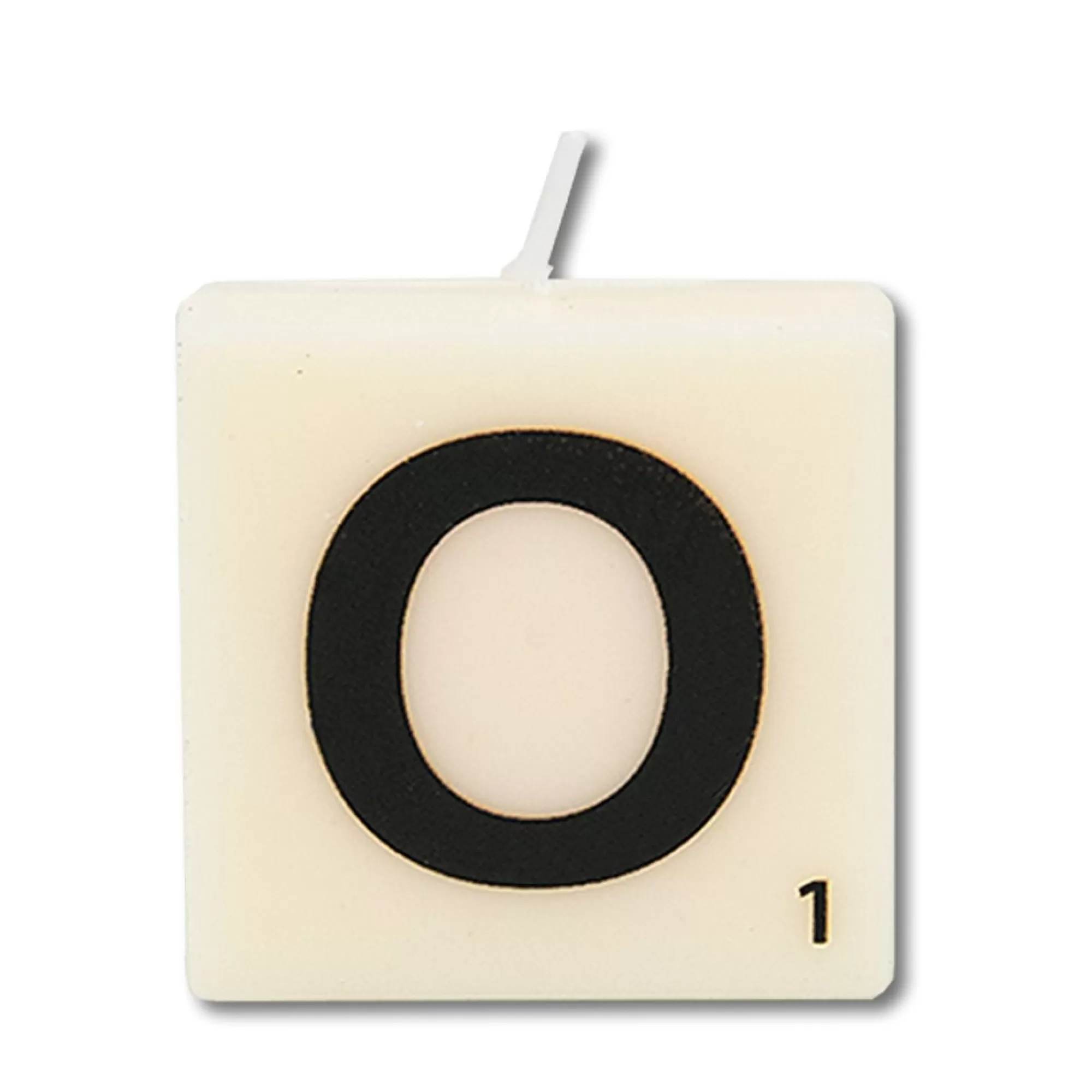 Shop Kaars Mini 4X2X4Cm Wit Letter O Fantasiekaarsen