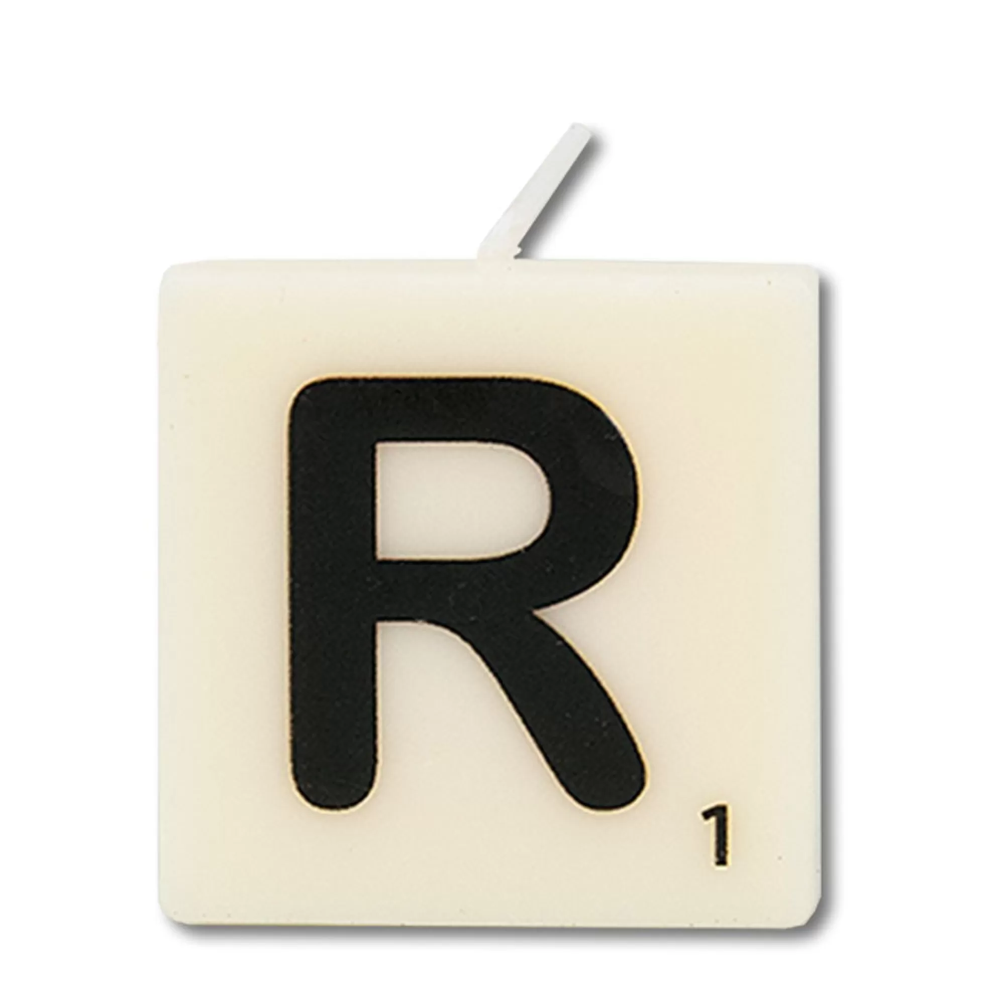 Cheap Kaars Mini 4X2X4Cm Wit Letter R Fantasiekaarsen