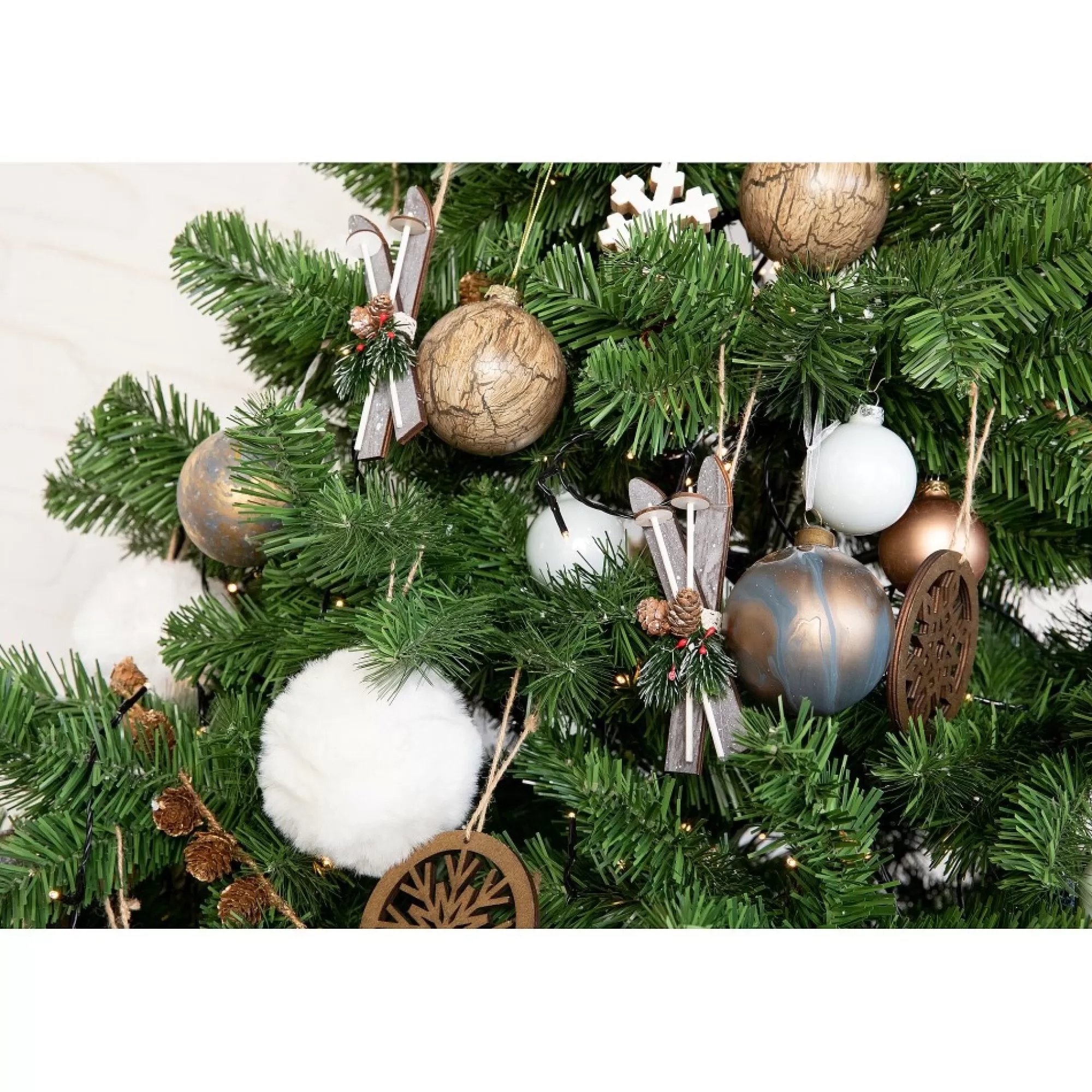 Shop Kerstbal Glas Koper Craquel 8Cm Kerstballen