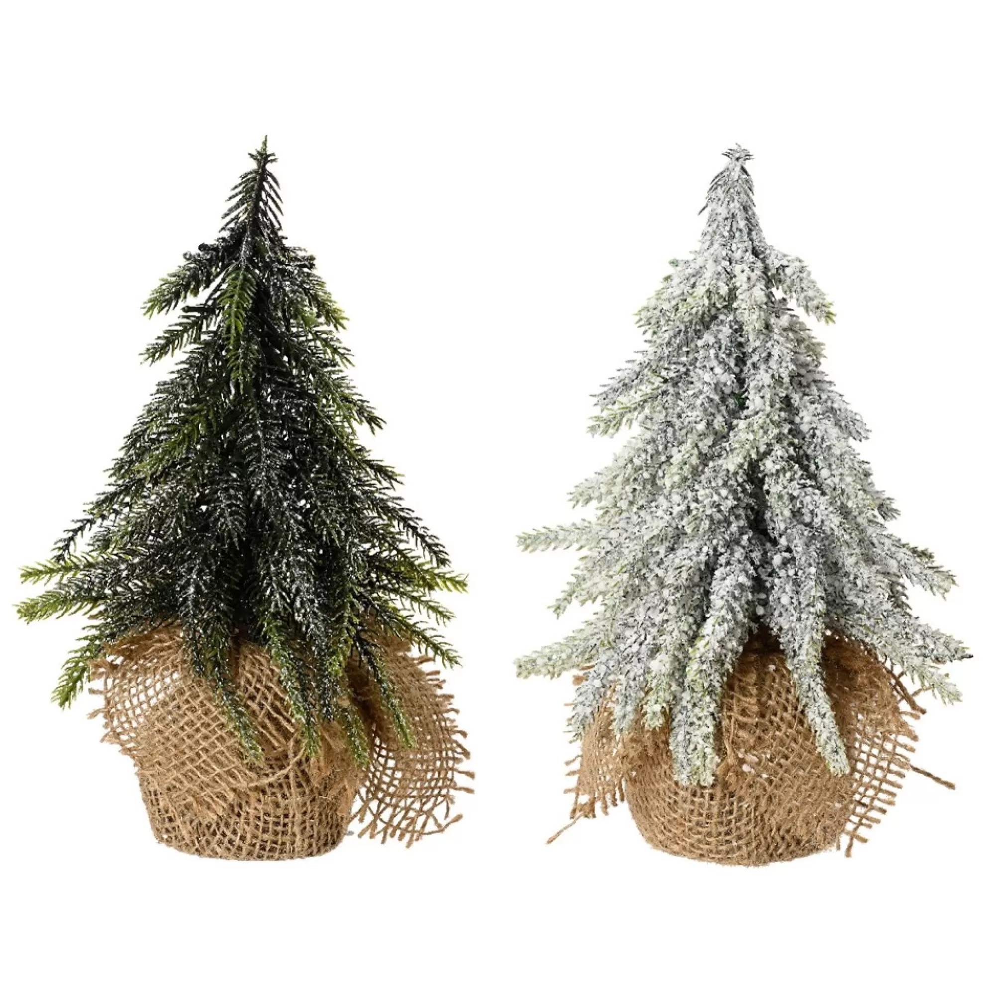 Best Sale Kerstboom In Jute Zak H 20Cm 12Cm Kleine Kerstbomen