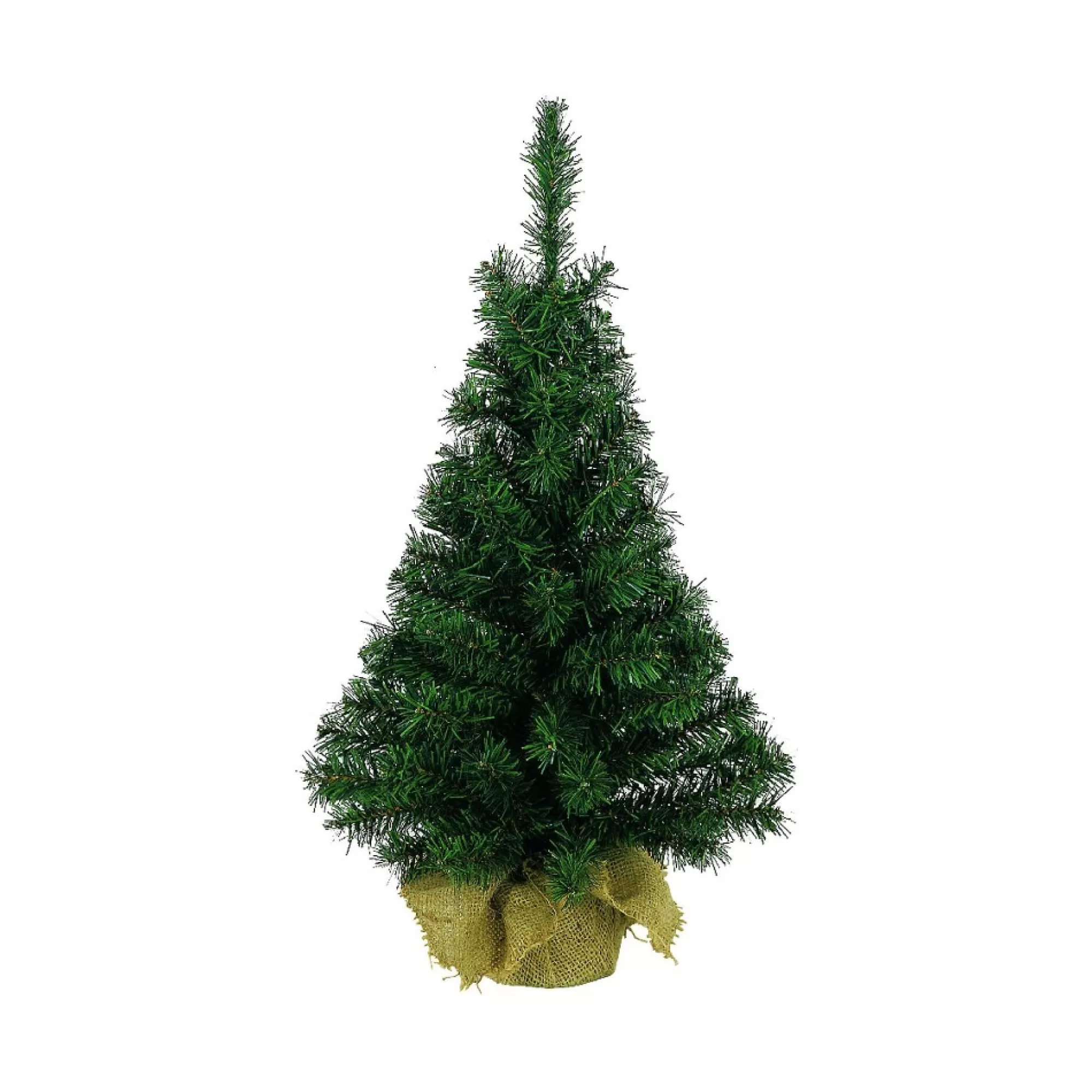 Clearance Kerstboom In Jute Zak H 60Cm Kleine Kerstbomen