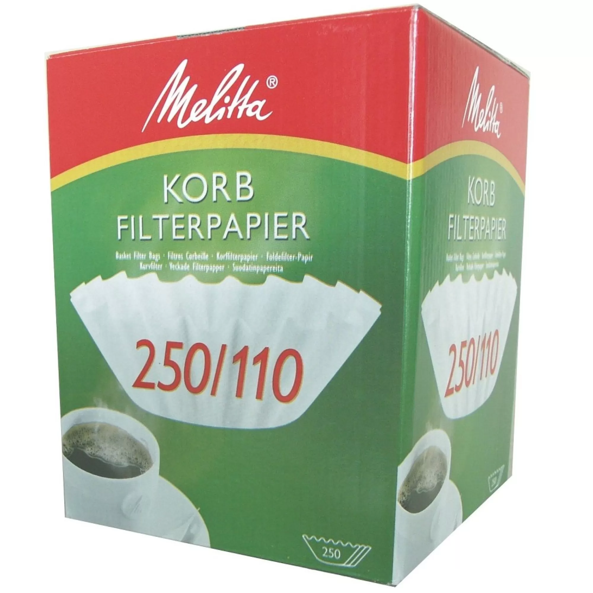 Fashion Korffilters 250Mm Totaal/110Mm Bodem 250 Stuks Allerlei
