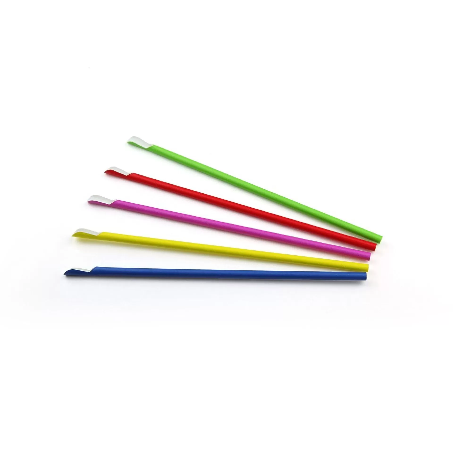 Shop Lepelrietje Papier 24Cm 8Mm Assortiment 100 Stuks Rietjes