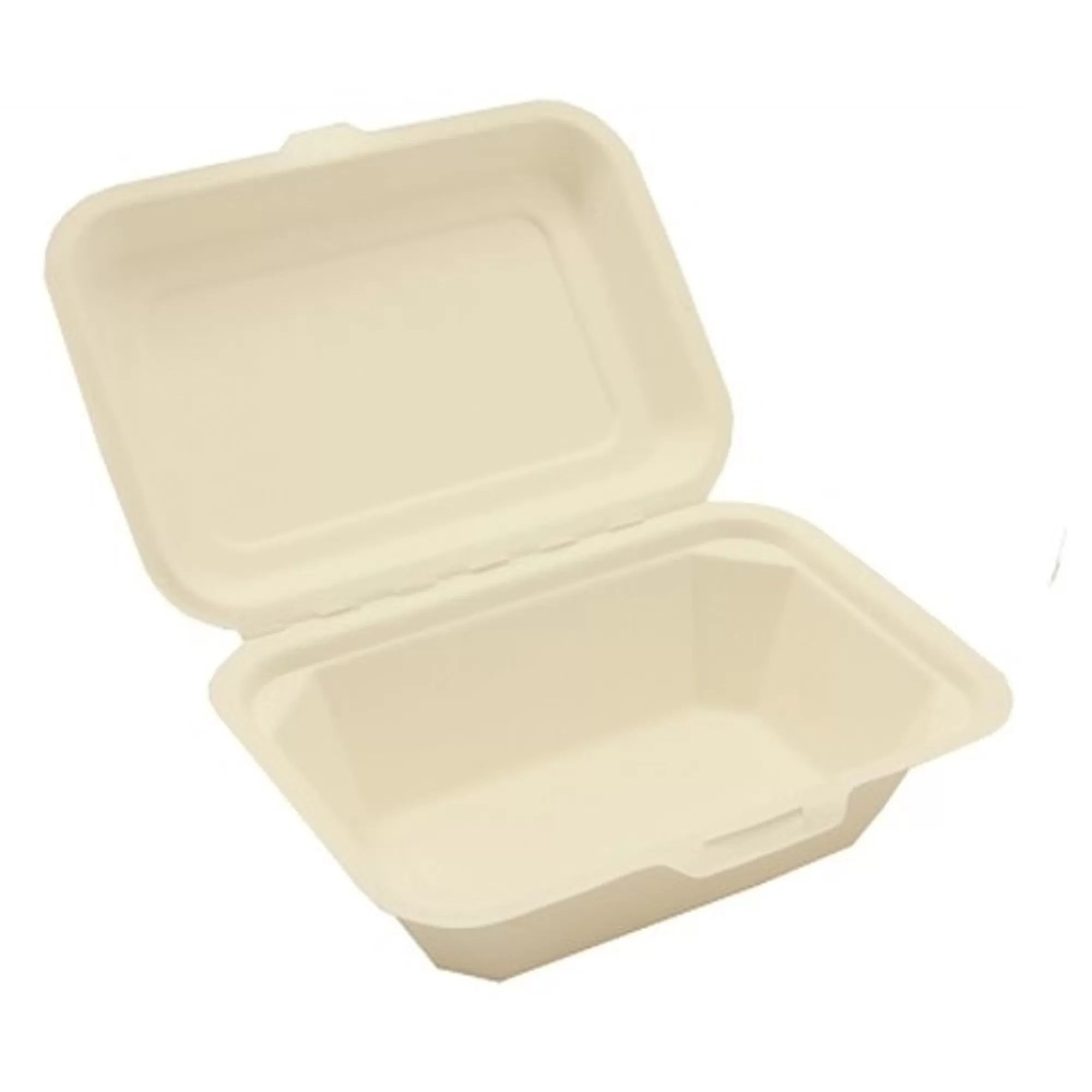 Best Lunchbox Suikerriet 18X12X7Cm Wit 600Ml 50 Stuks. Take-Away