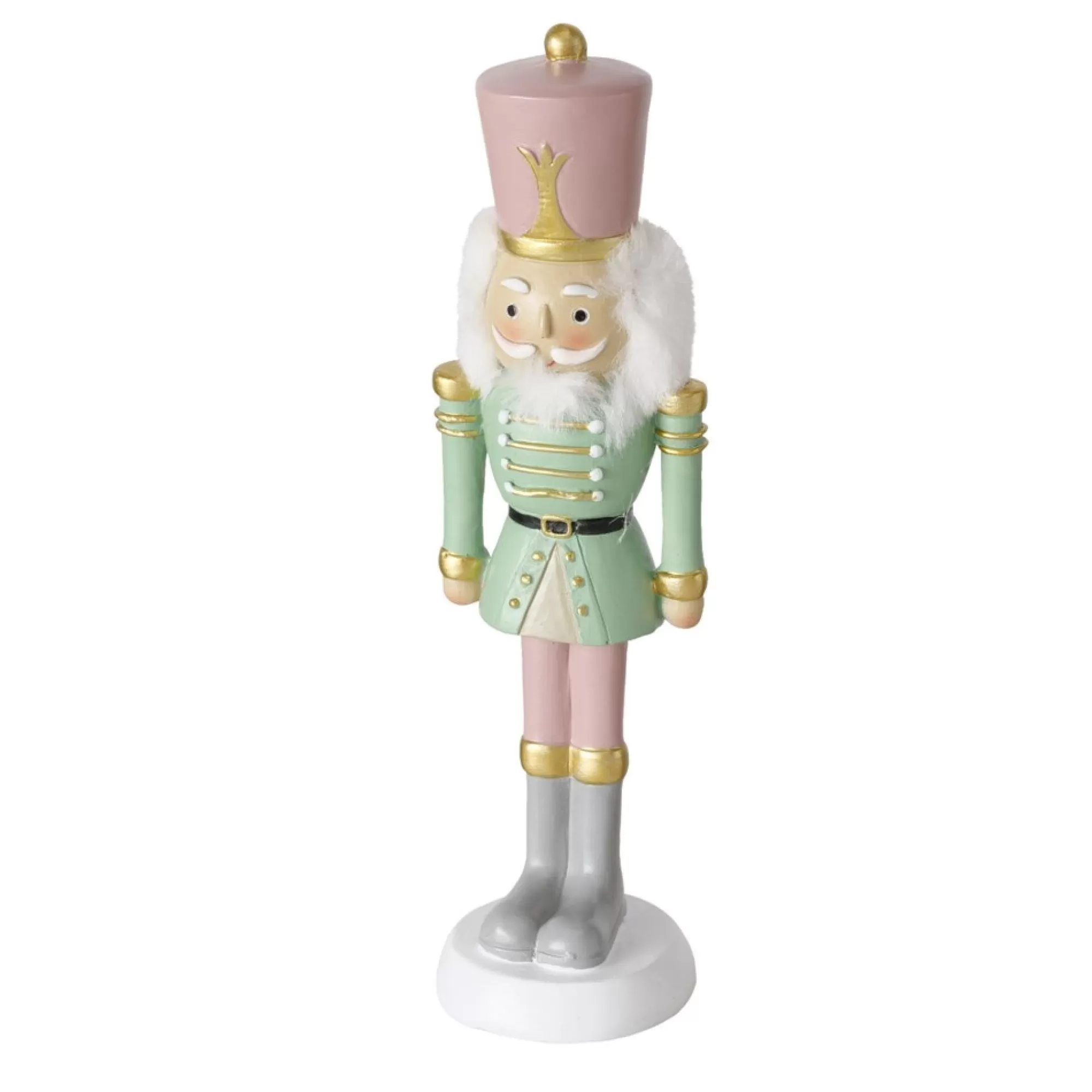 Fashion Notenkraker Archie Pastel H 20Cm 1 Van De 3 Kerst- & Sneeuwmannen