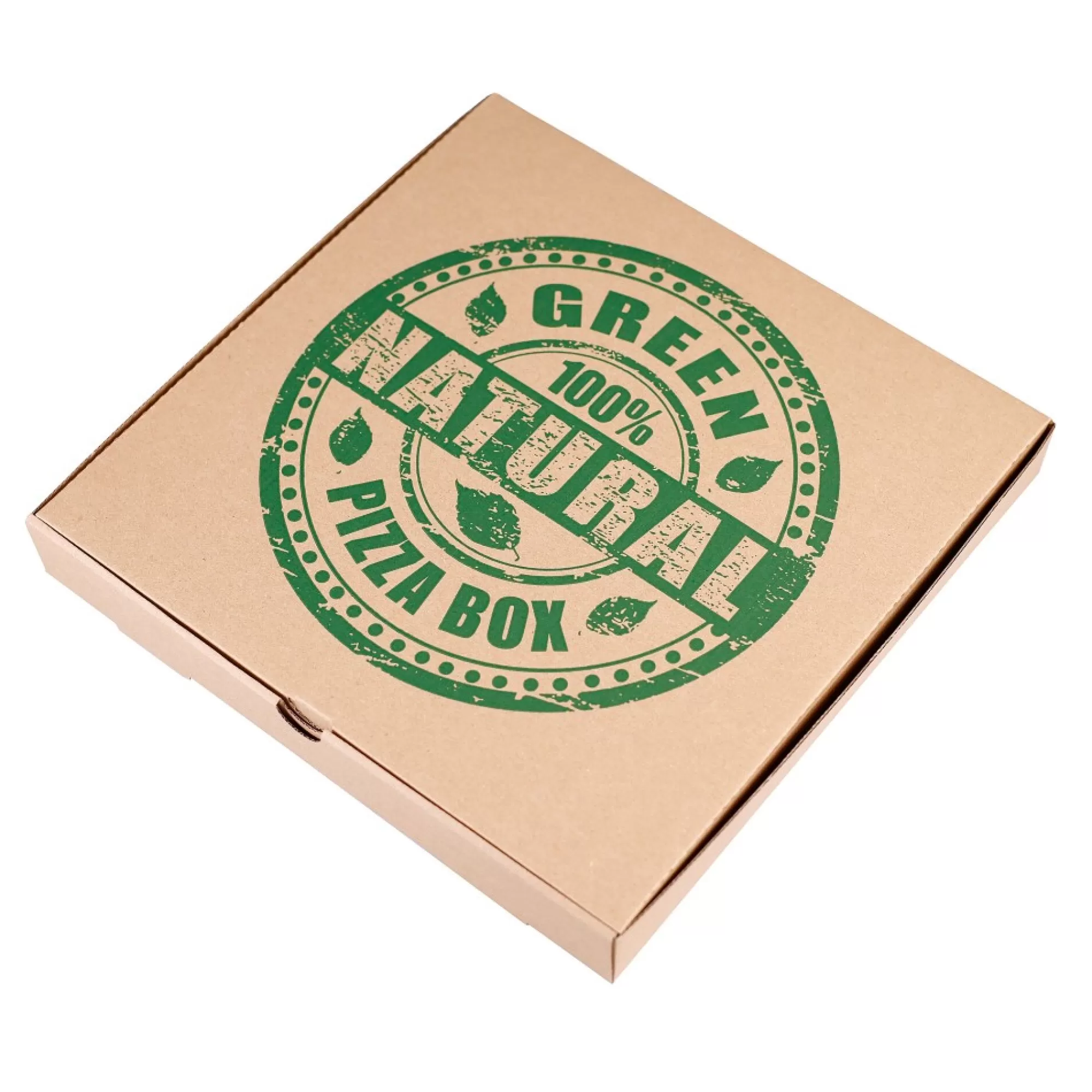 Sale Pizzadoos Eco 33X33X4,5Cm Kraft Bruin 100 Stuks Take-Away