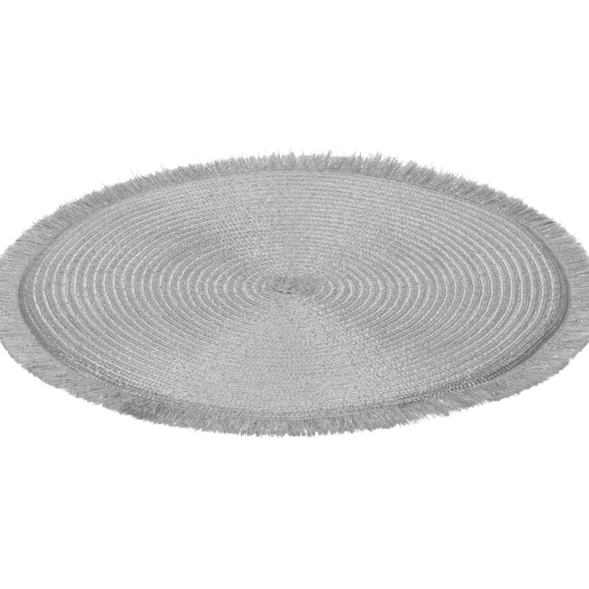 Store Placemat Zilver 35Cm Geweven Pet Placemats