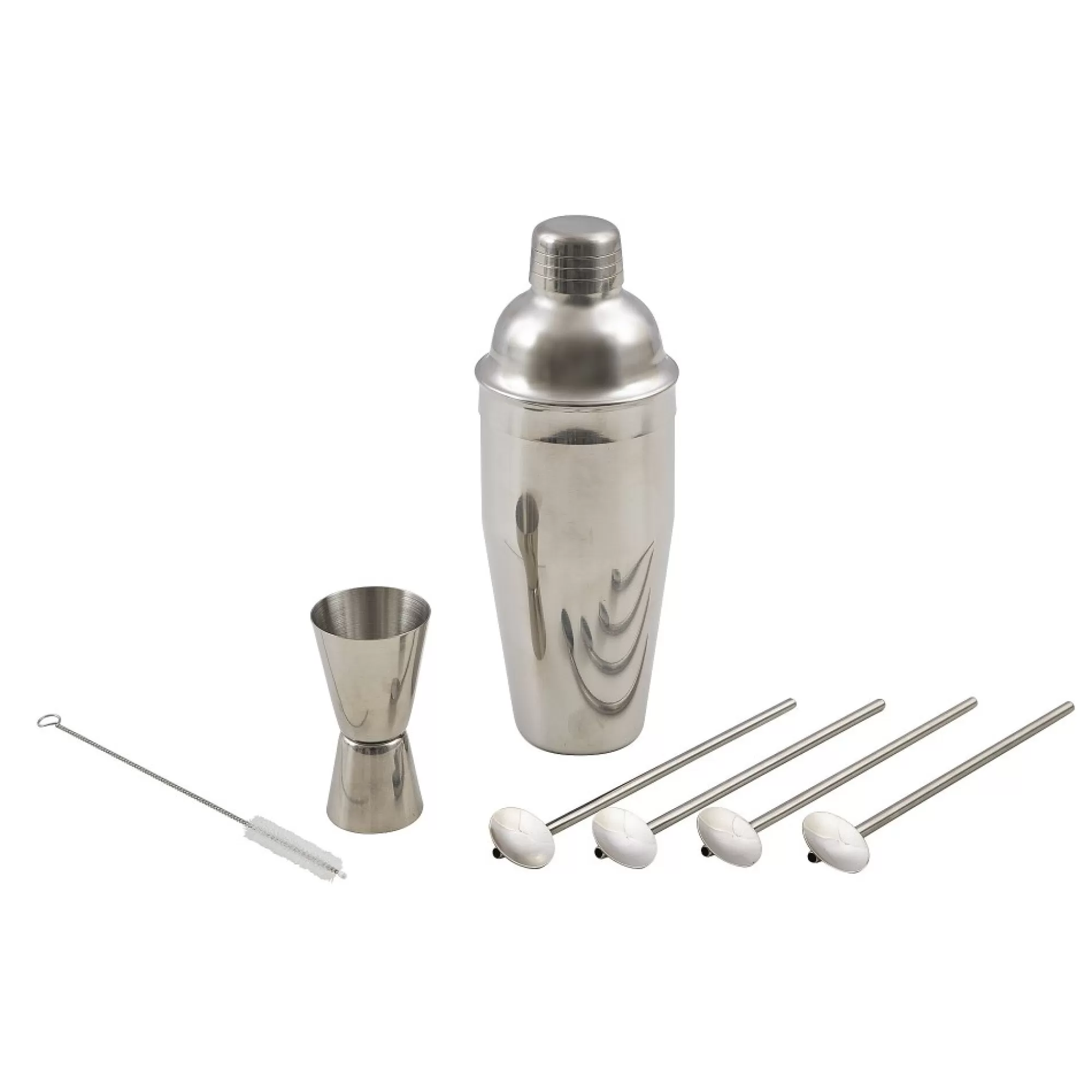 New Point-Virgule Cocktailset (Shaker + Cocktailmaatje + 4 Lepelrietjes) Allerlei