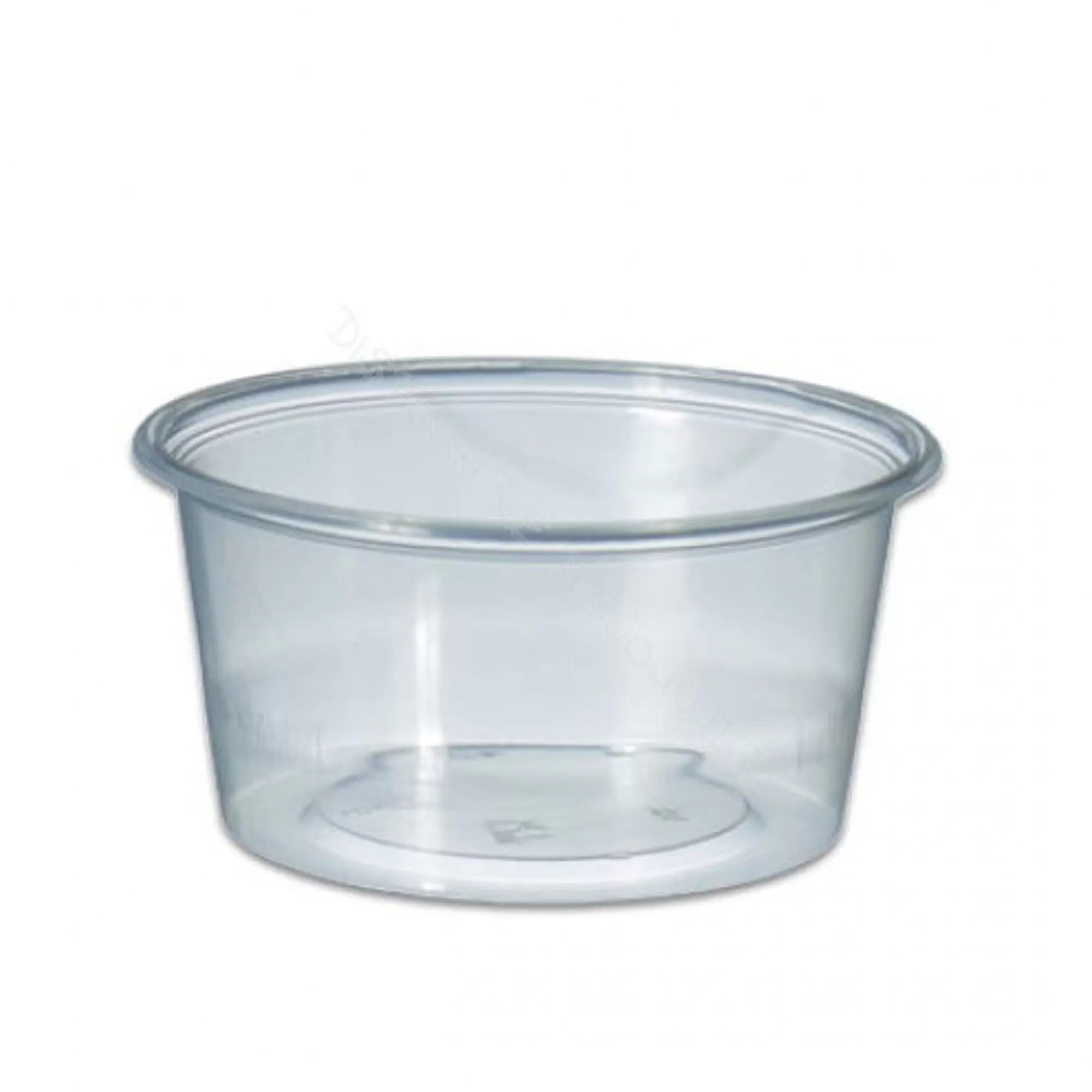 New Portion Cup Transparant 80Ml H 3,5Cm 7Cm 50 Stuks Bewaardozen