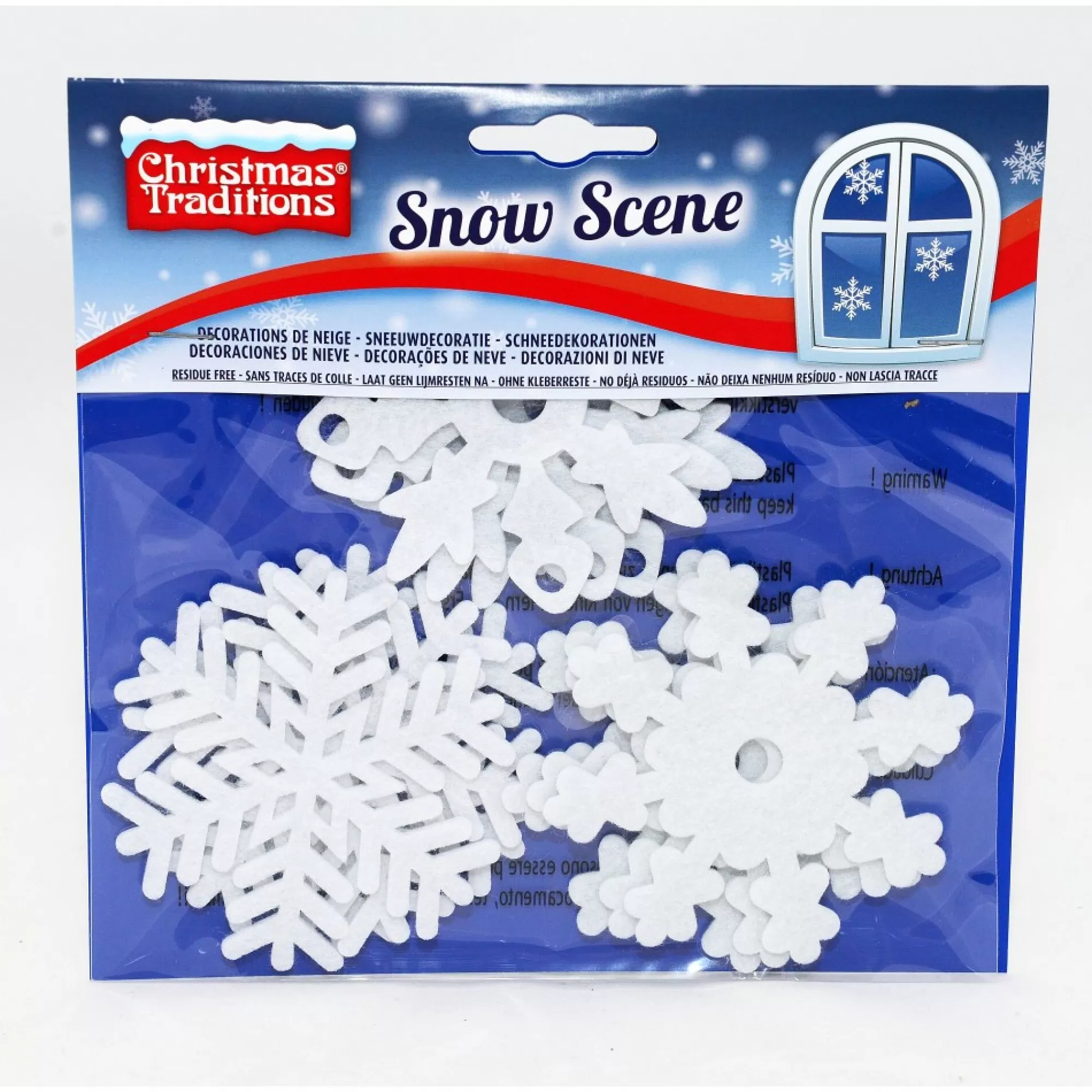 Clearance Raamsticker Sneeuwvlokken Kleine Kerstdecoratie