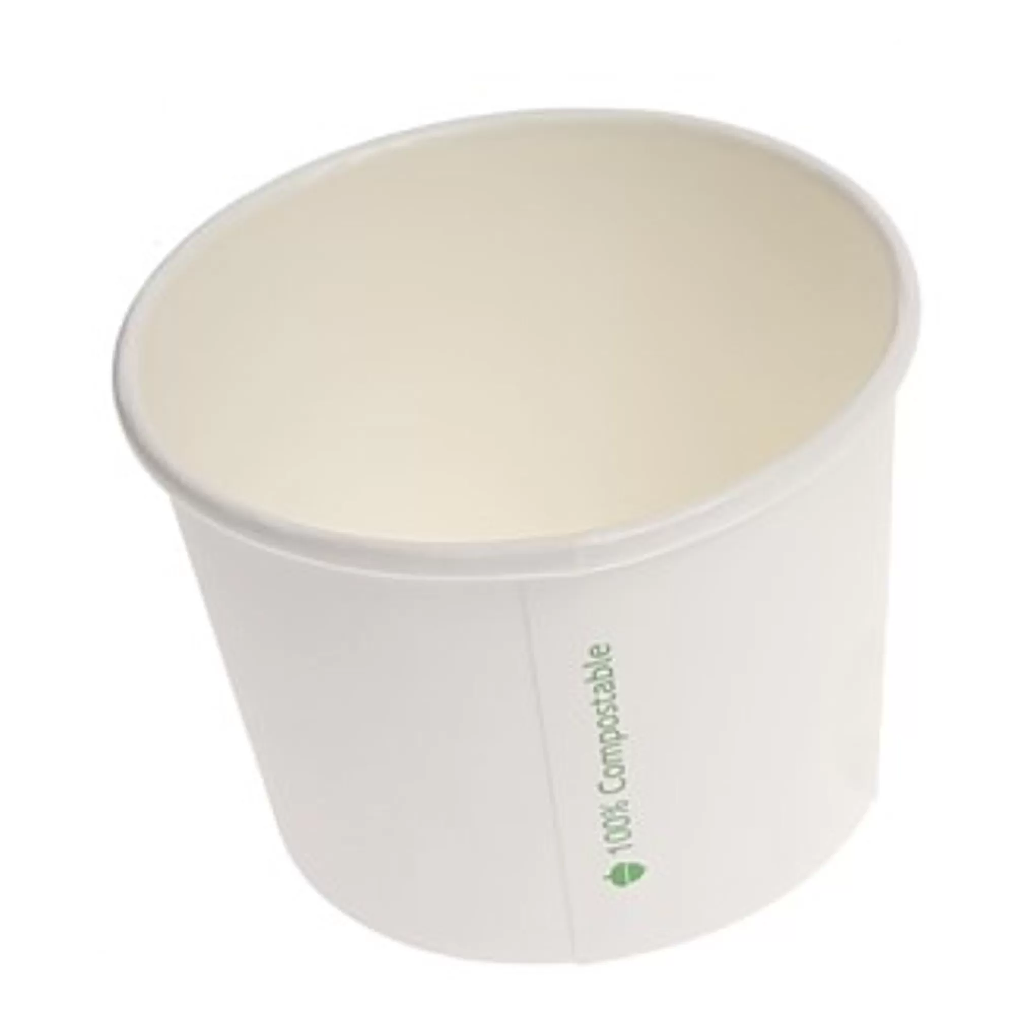 Discount Soeppot Bio 550Ml Pla + Coating H 8Cm 11,5Cm Wit 25 Stuks Bewaardozen