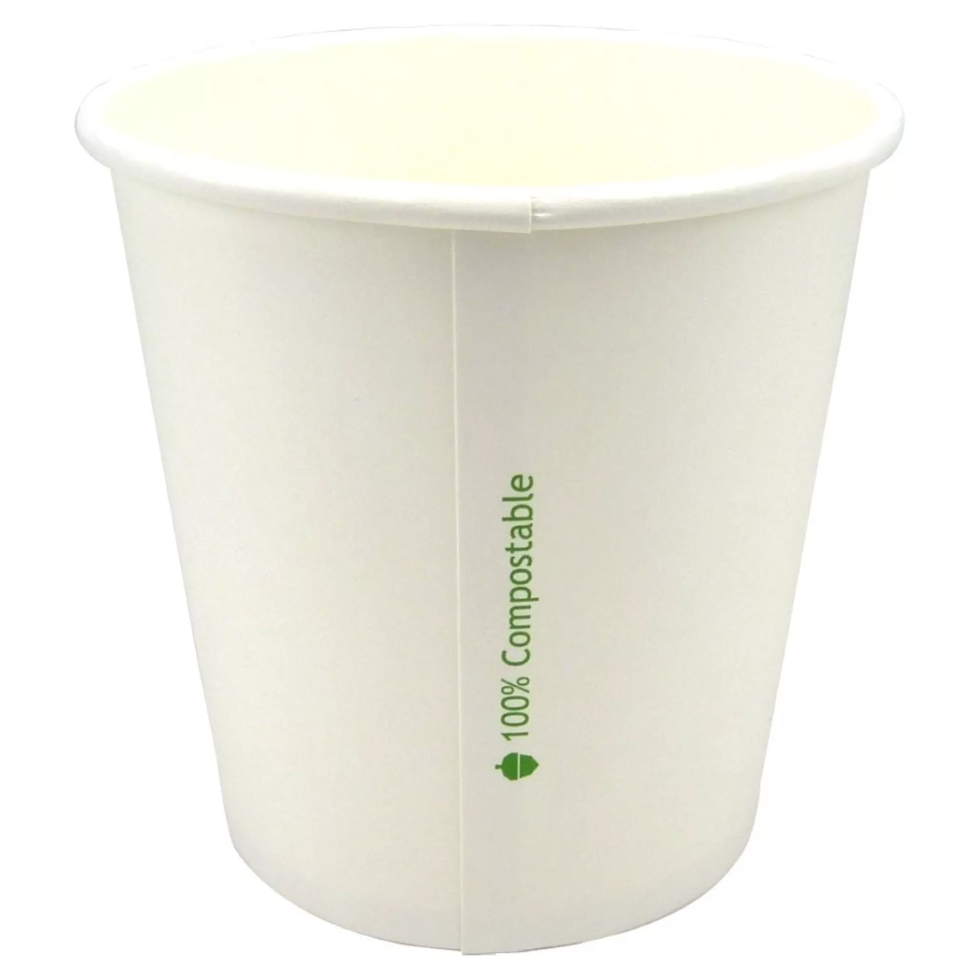 Sale Soeppot Bio + Pla Coating H 113Mm 115Mm 600-750Ml Wit 25 Stuks Bewaardozen