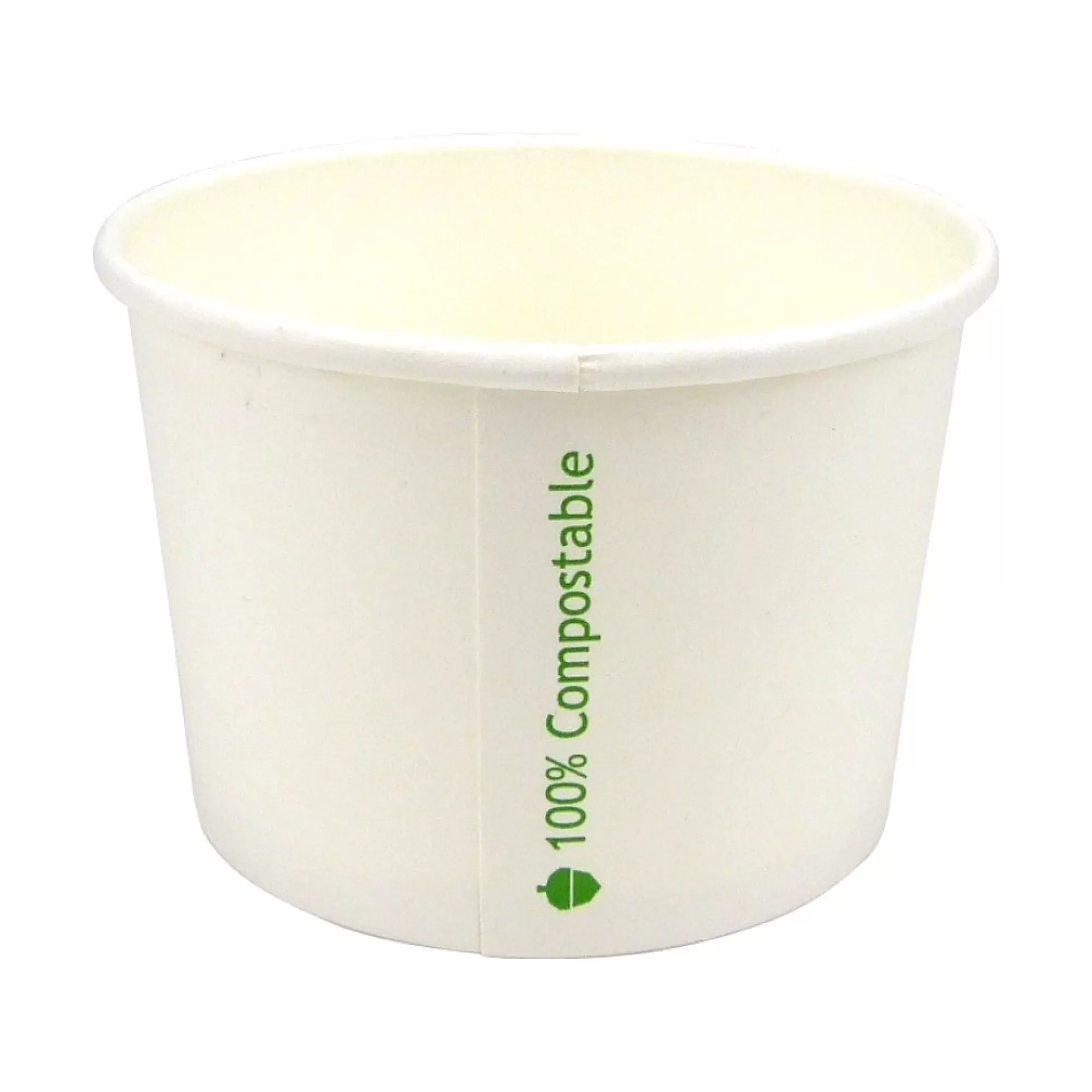 Hot Soeppot Bio + Pla Coating H 62Mm 90Mm 200-250Ml Wit 50 Stuks Bewaardozen