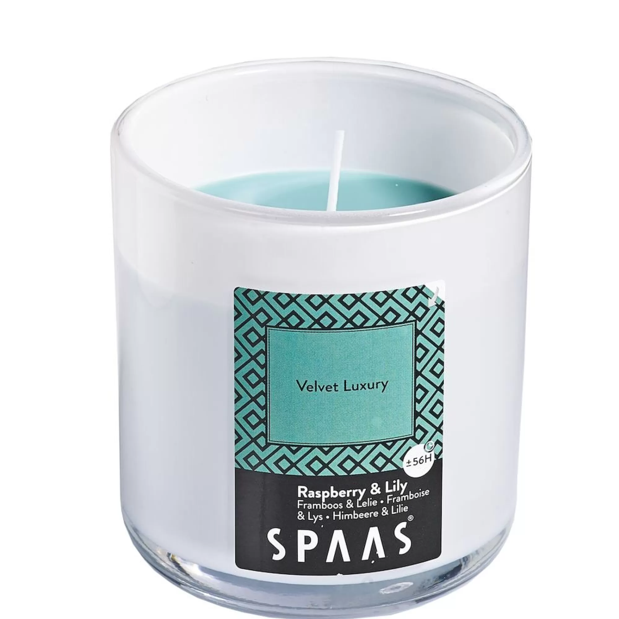 Store Geurkaars In Glas Velvet Luxury H 11Cm 9,5Cm 56U Geurkaarsen & Diffusers