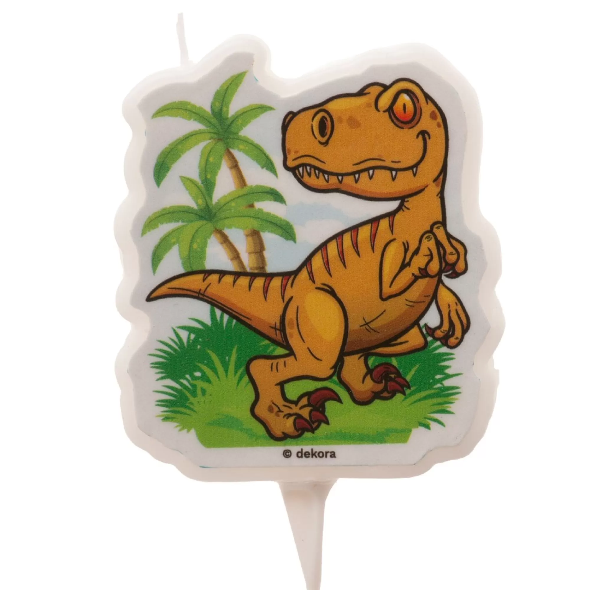 Shop Taartkaarsje 2D Dino 7,5Cm Fantasiekaarsen