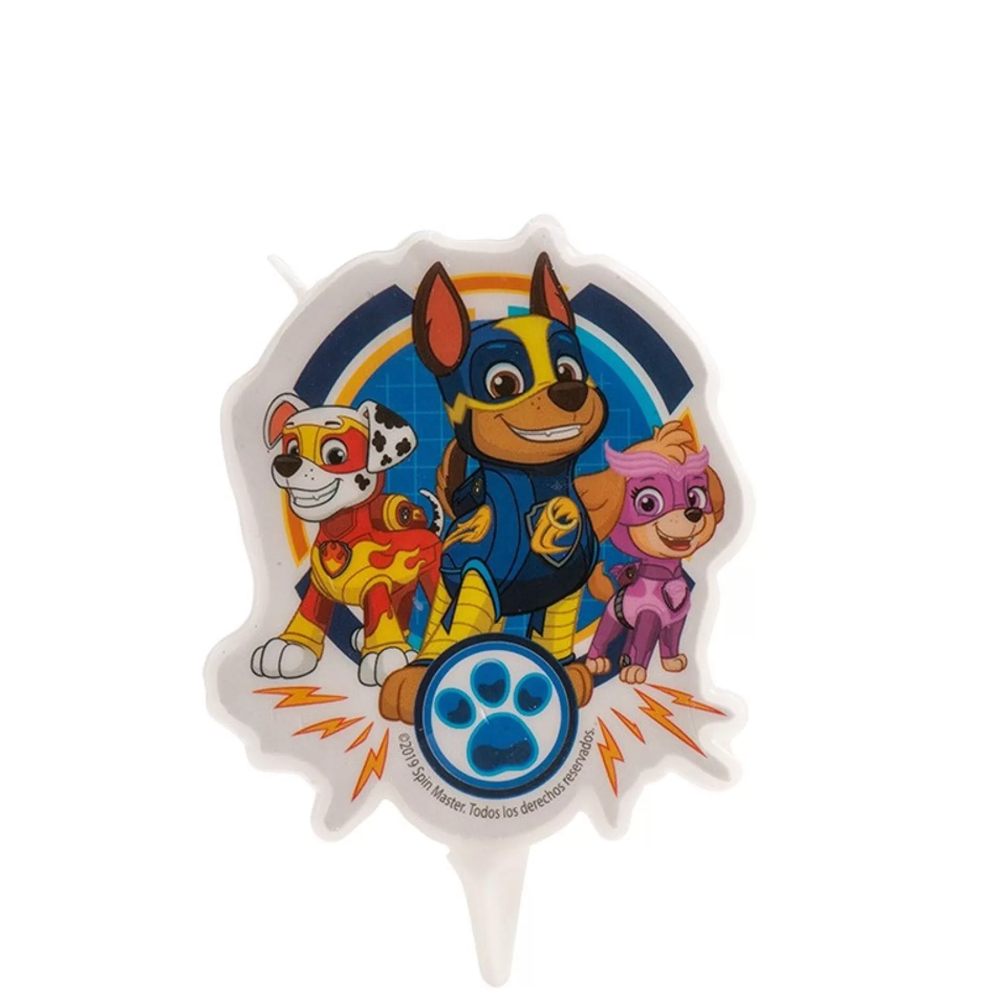 Sale Taartkaarsje Paw Patrol 7,5Cm Fantasiekaarsen