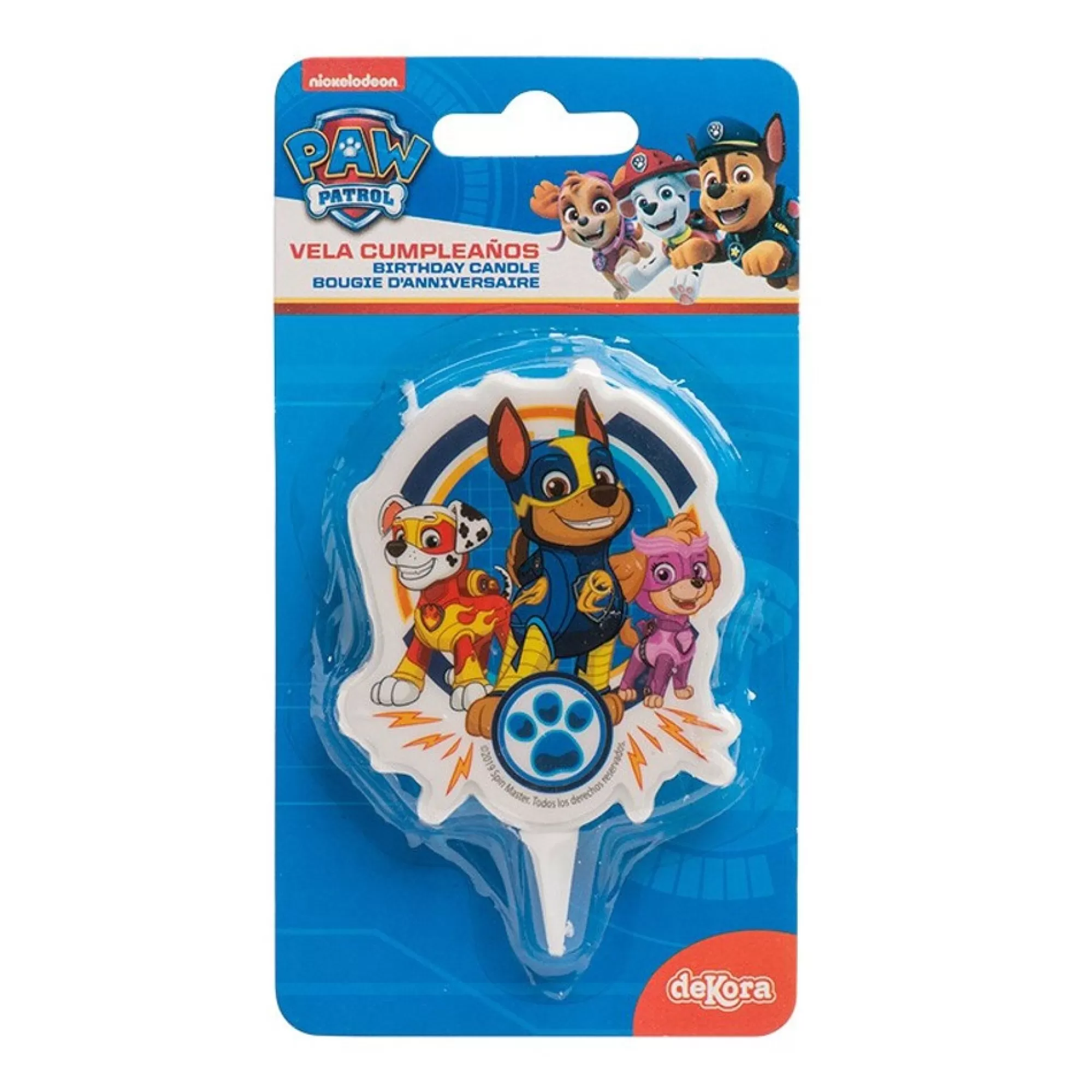 Sale Taartkaarsje Paw Patrol 7,5Cm Fantasiekaarsen