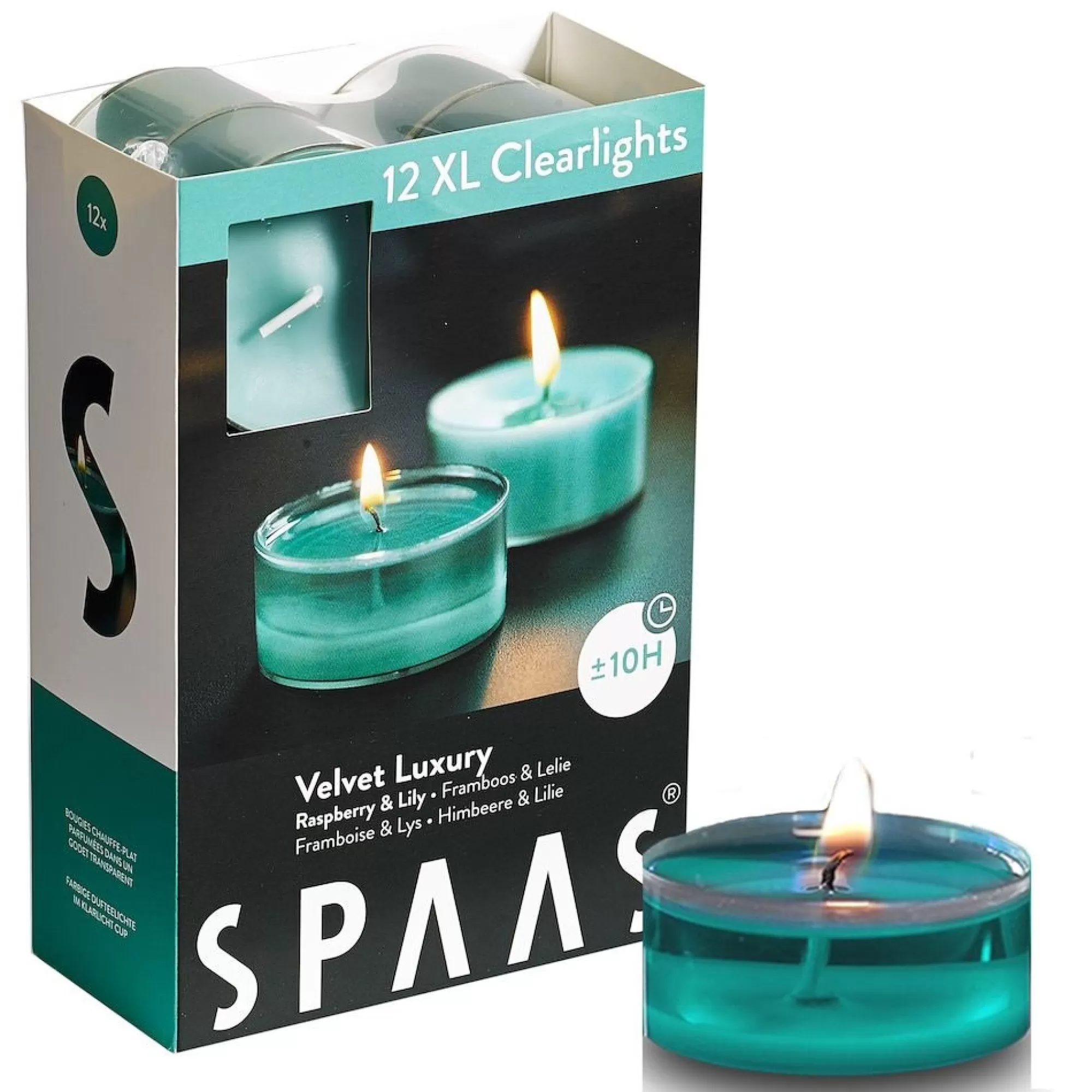 Sale Theelichtjes Geur Velvet Luxury Clearcup Maxi H 2,8Cm 5,7Cm 10U 12 Stuks Theelichtjes
